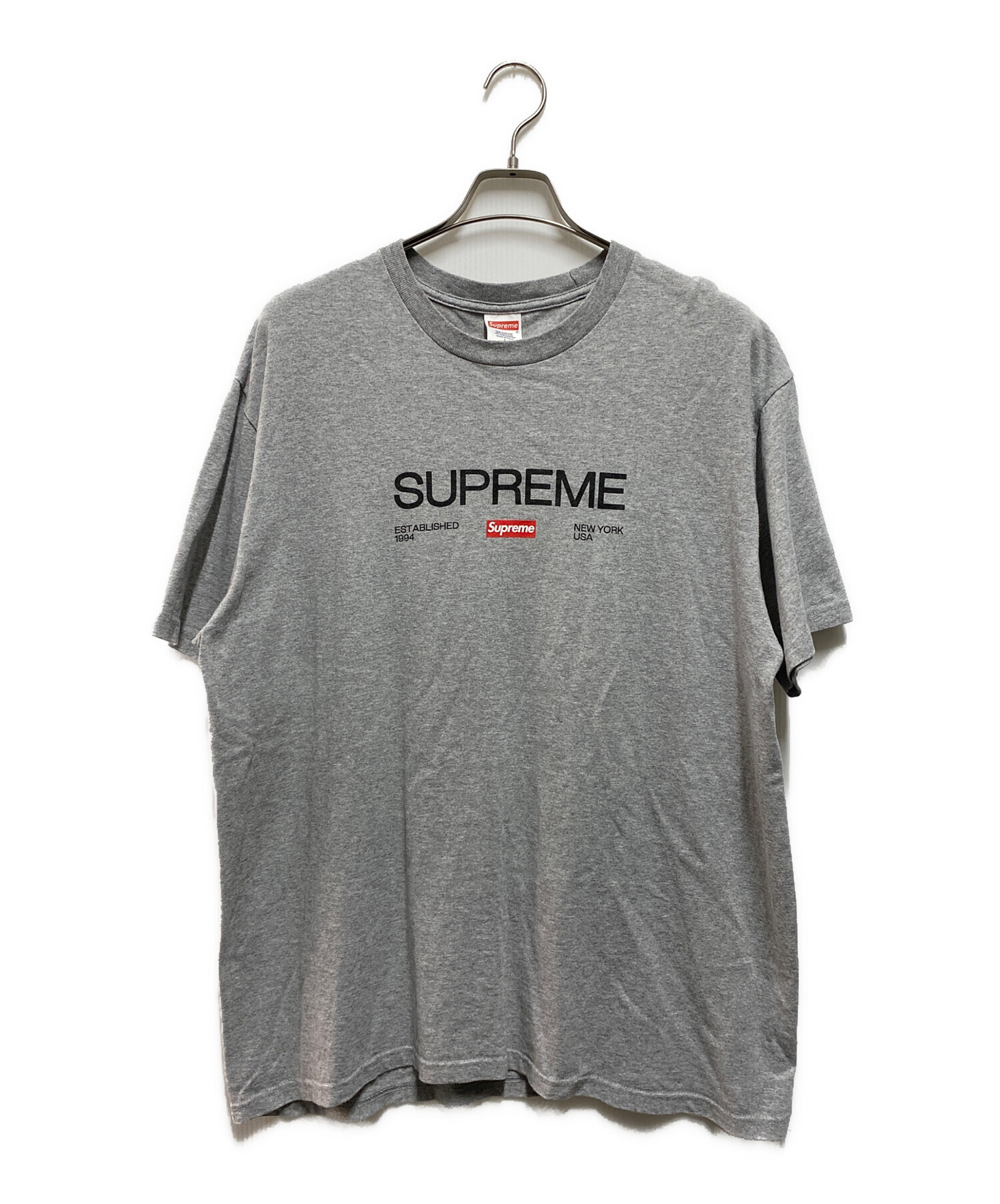 Supreme NYC Heather Grey Tee - Small Supreme Est. 1994 Tee heater