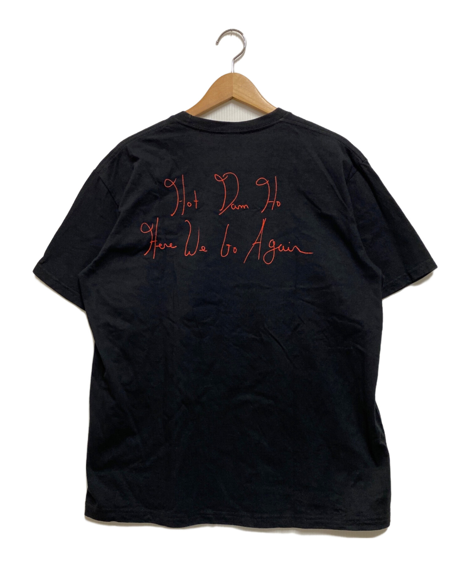 【中古】シュプリーム SUPREME リル キム Lil Kim Tee Tシャツ カットソー 半袖 クルーネック ロゴ プリント L 黒 中古・古着通販】SUPREME (シュプリーム) Lil Kim Tee ブラック サイズ