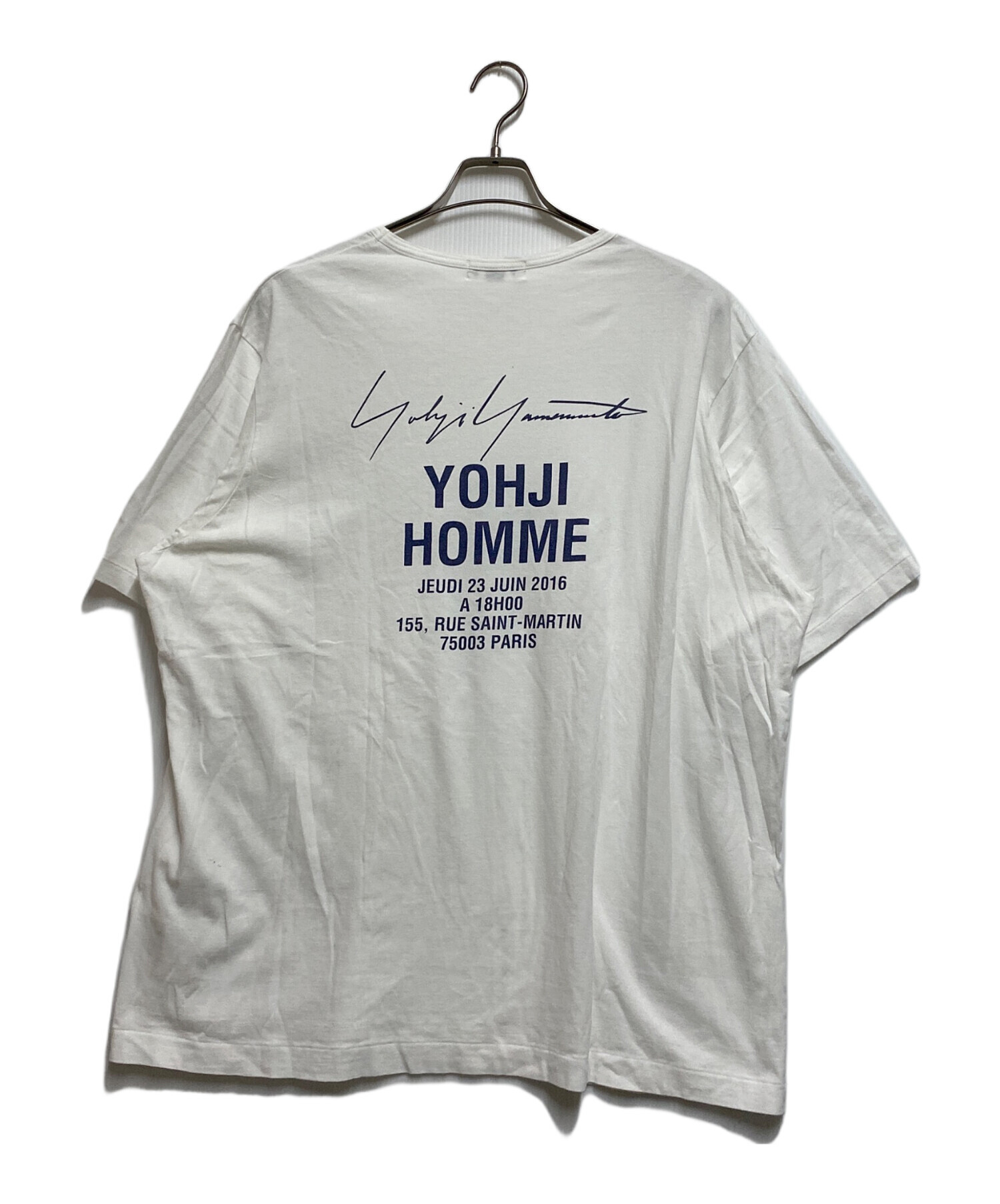 Yohji Yamamoto POUR HOMME グラフィックtシャツ PIGMENT PRINT ARCH  