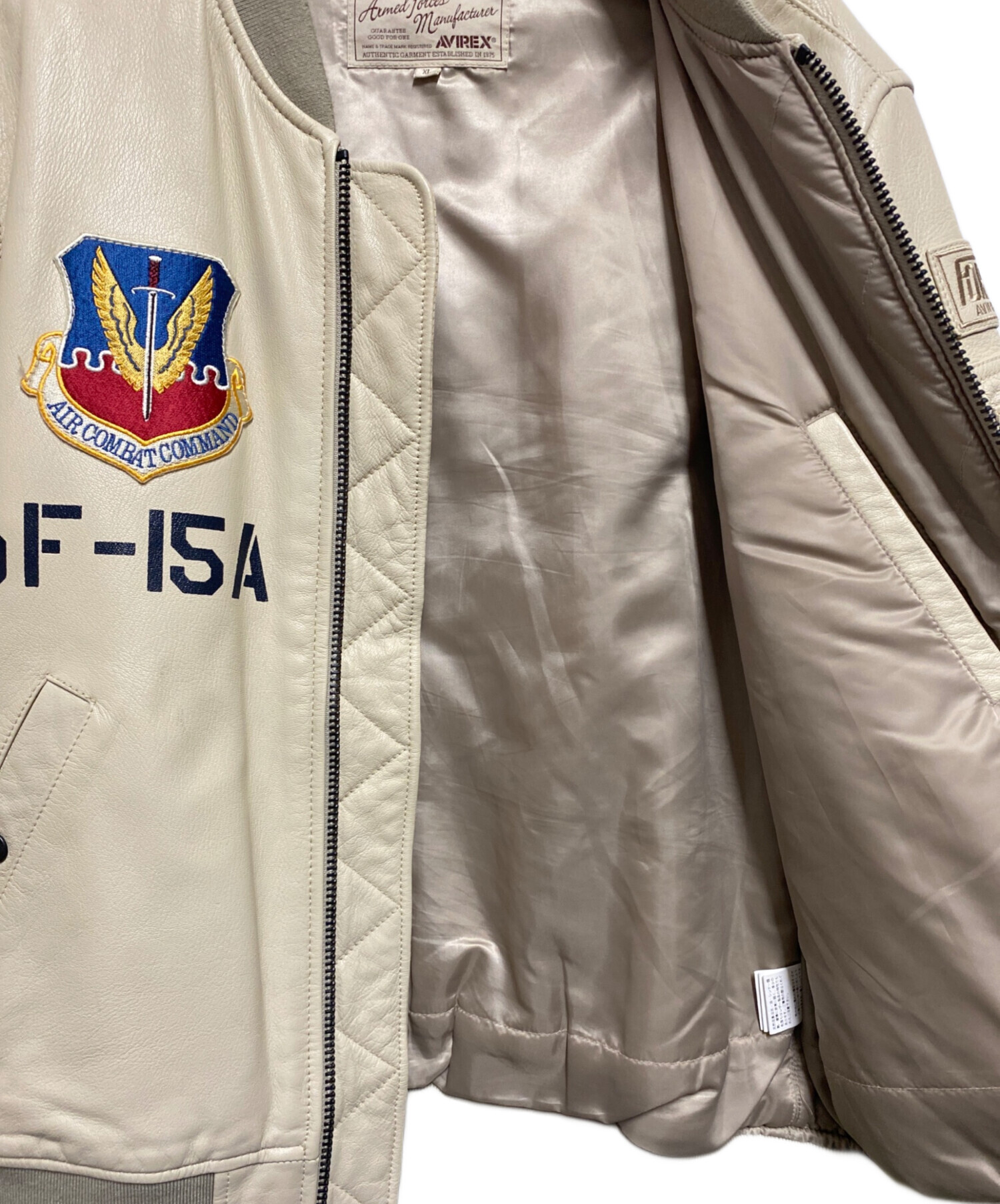 AVIREX STREAK EAGLE レザージャケット AVIREX STREAK EAGLE ブラウン