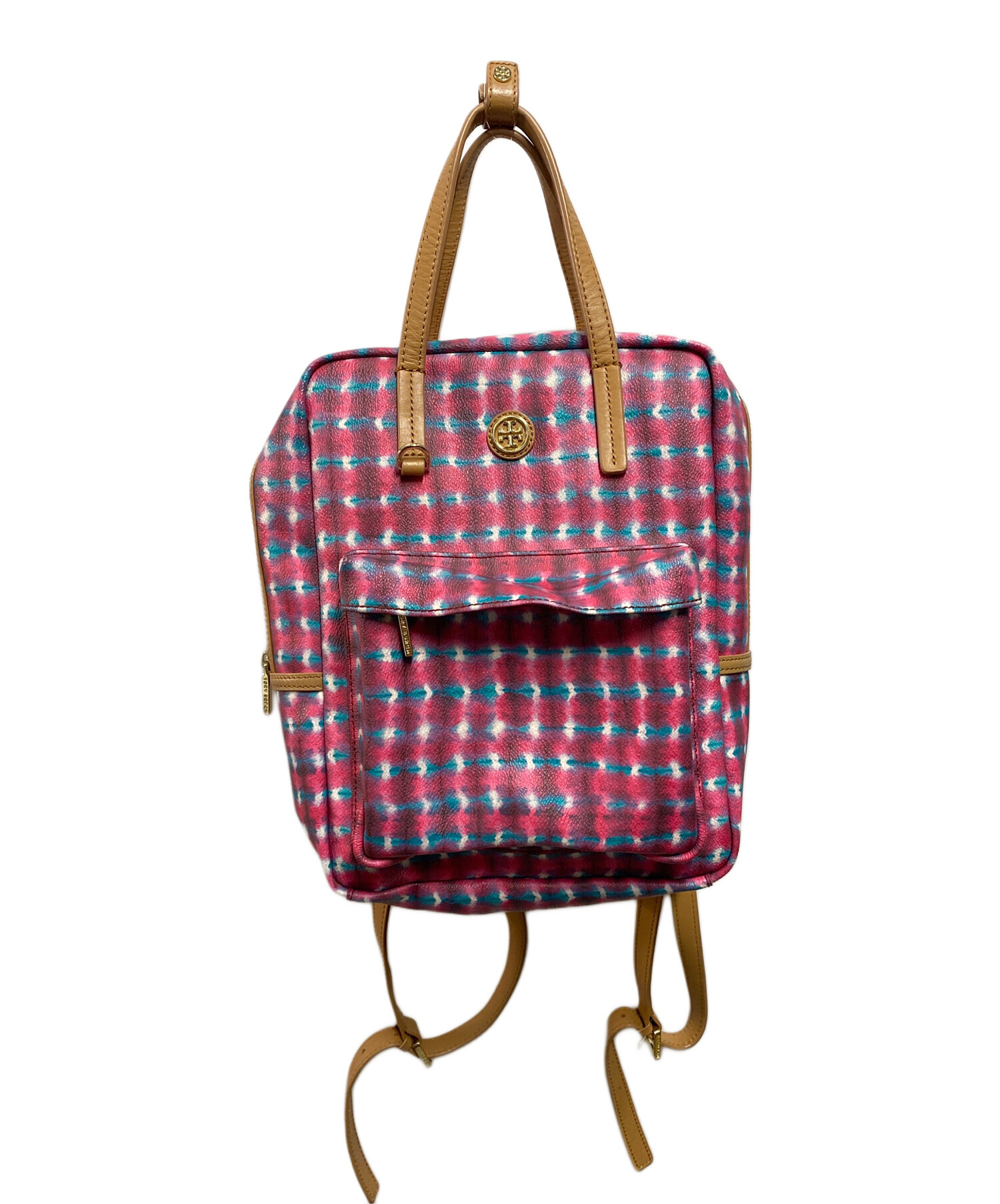 中古・古着通販】TORY BURCH (トリーバーチ) 総柄リュック 中古・古着通販】TORY BURCH (トリーバーチ) 総柄リュック