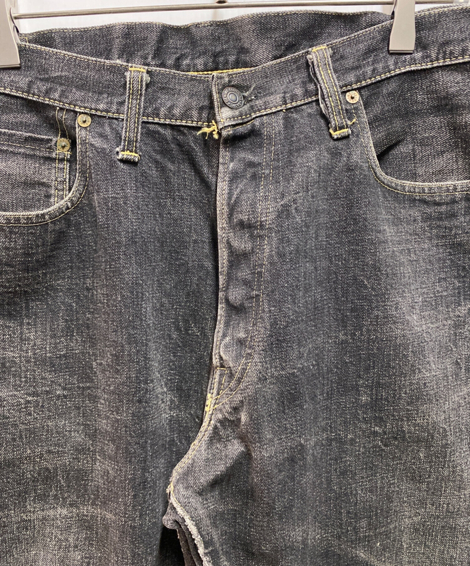 中古・古着通販】DENIME (ドゥニーム) ブラックデニムパンツ ブラック