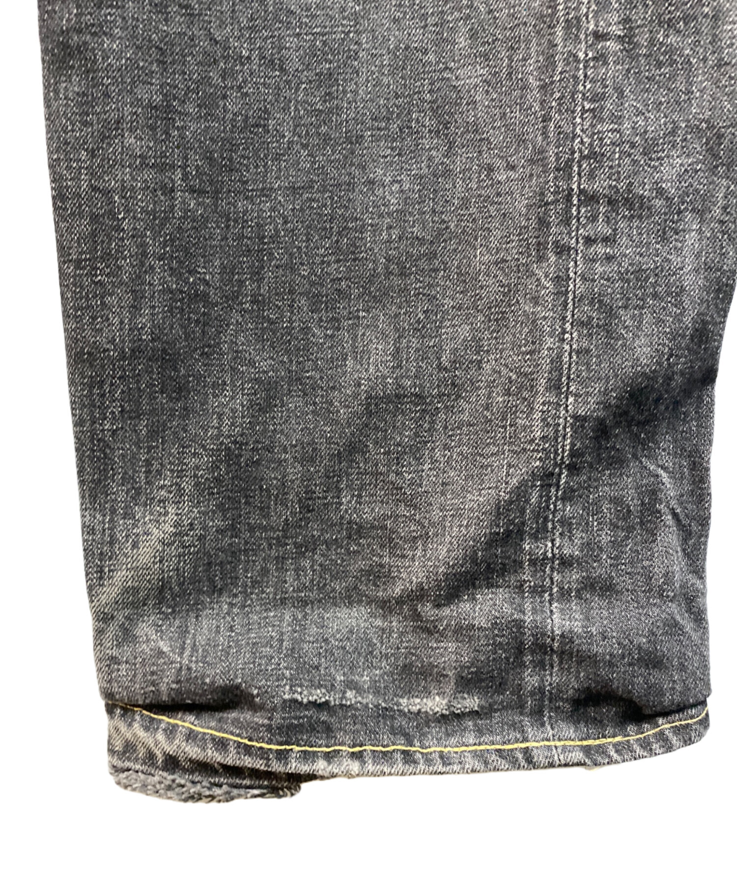 中古・古着通販】DENIME (ドゥニーム) ブラックデニムパンツ ブラック