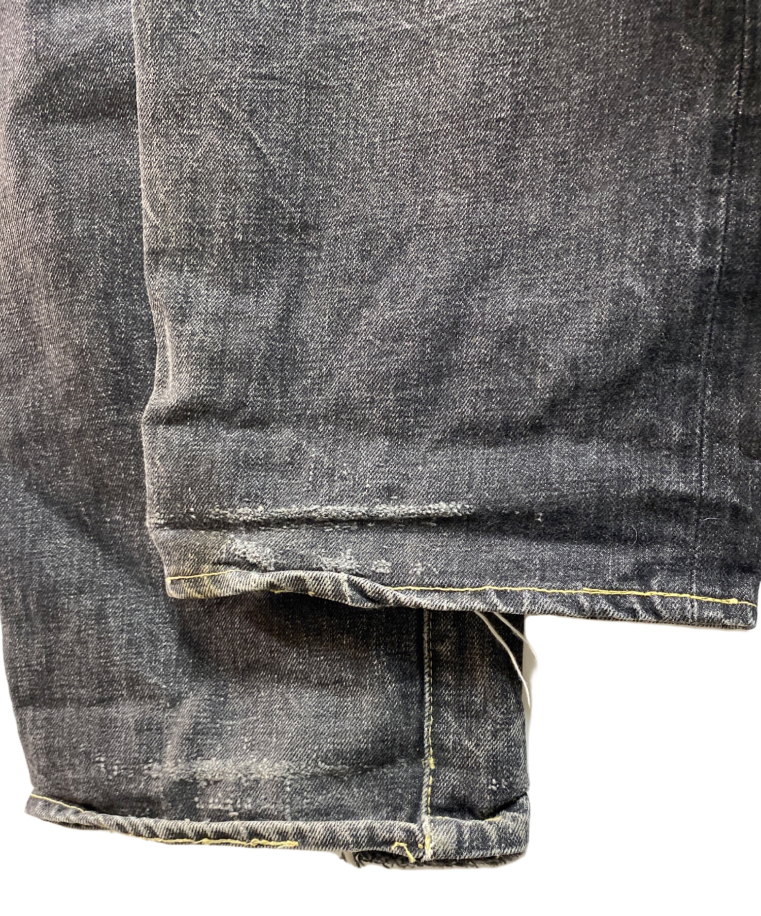 中古・古着通販】DENIME (ドゥニーム) ブラックデニムパンツ ブラック