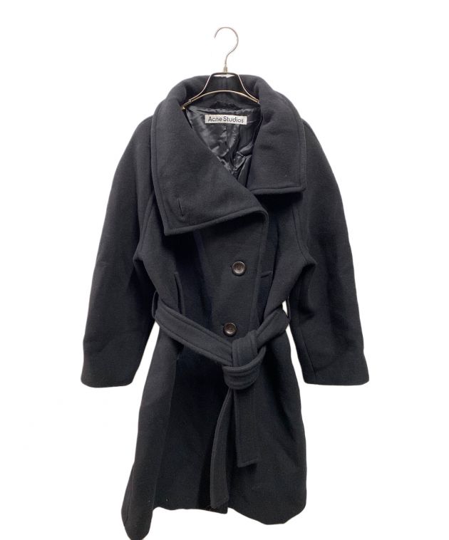 【美品】 Acne Studios ファネルネック コート　ブラック 3055001595052290_05_0564w.jpeg