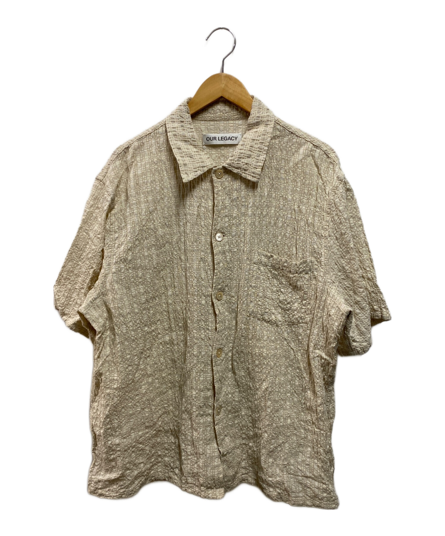 中古・古着通販】OUR LEGACY (アワーレガシー) BOX SHIRT SHORTSLEEVE  