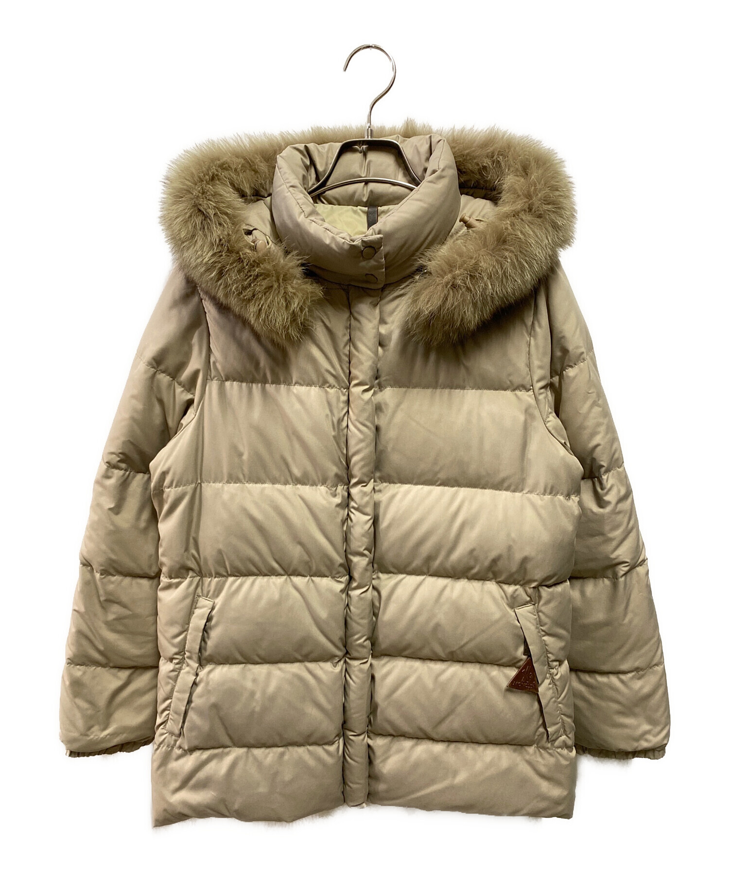 中古・古着通販】MONCLER (モンクレール) ファー付きダウンジャケット
