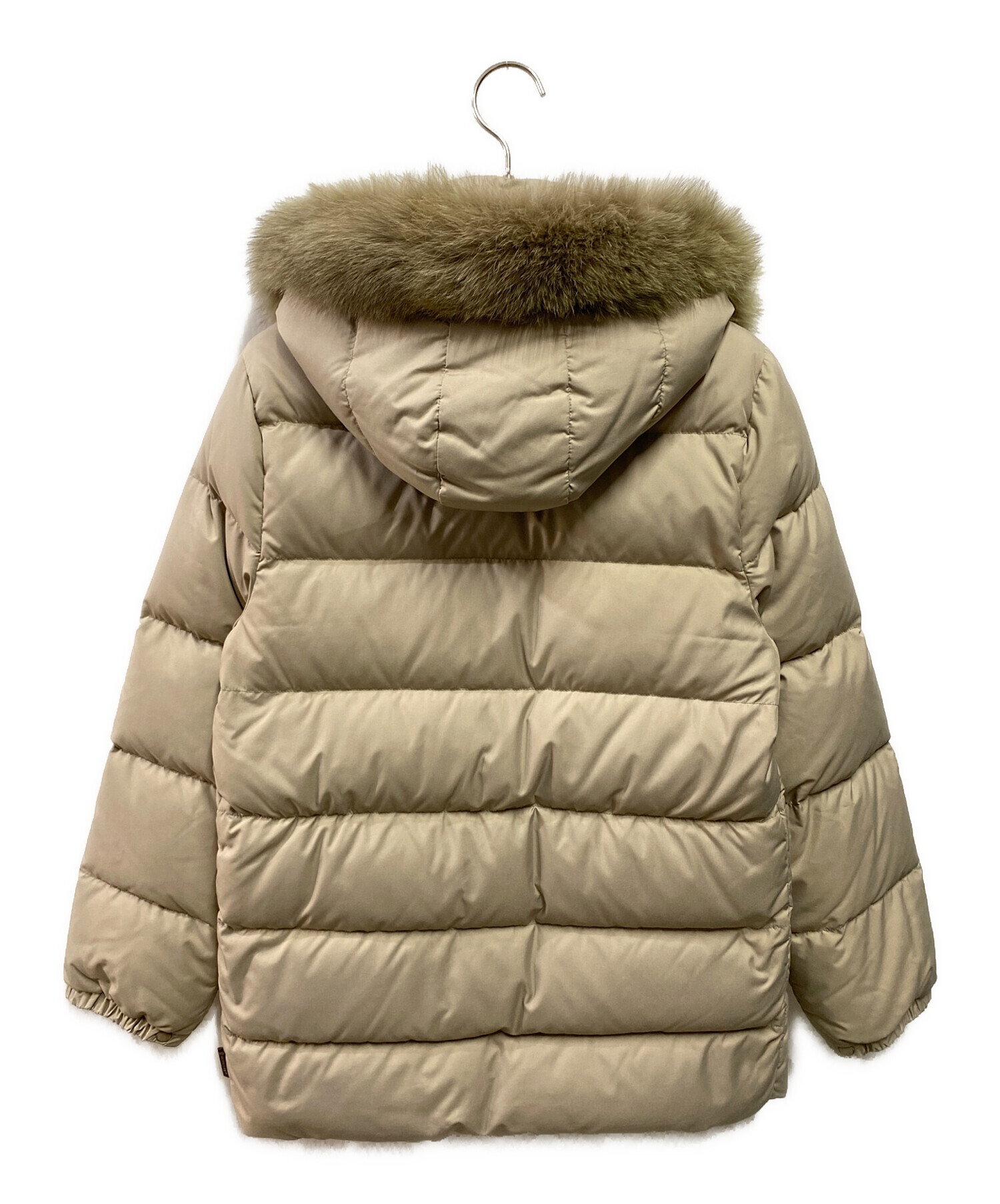 中古・古着通販】MONCLER (モンクレール) ファー付きダウンジャケット