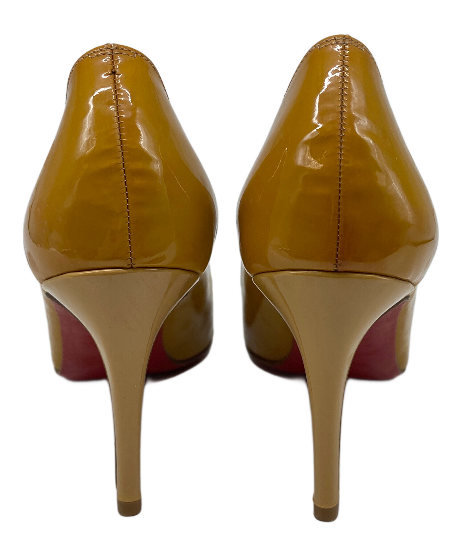 美品■クリスチャンルブタン　MARCIA NODO 55　エナメル　パンプス 美品□クリスチャンルブタン MARCIA NODO 55 エナメル パンプス