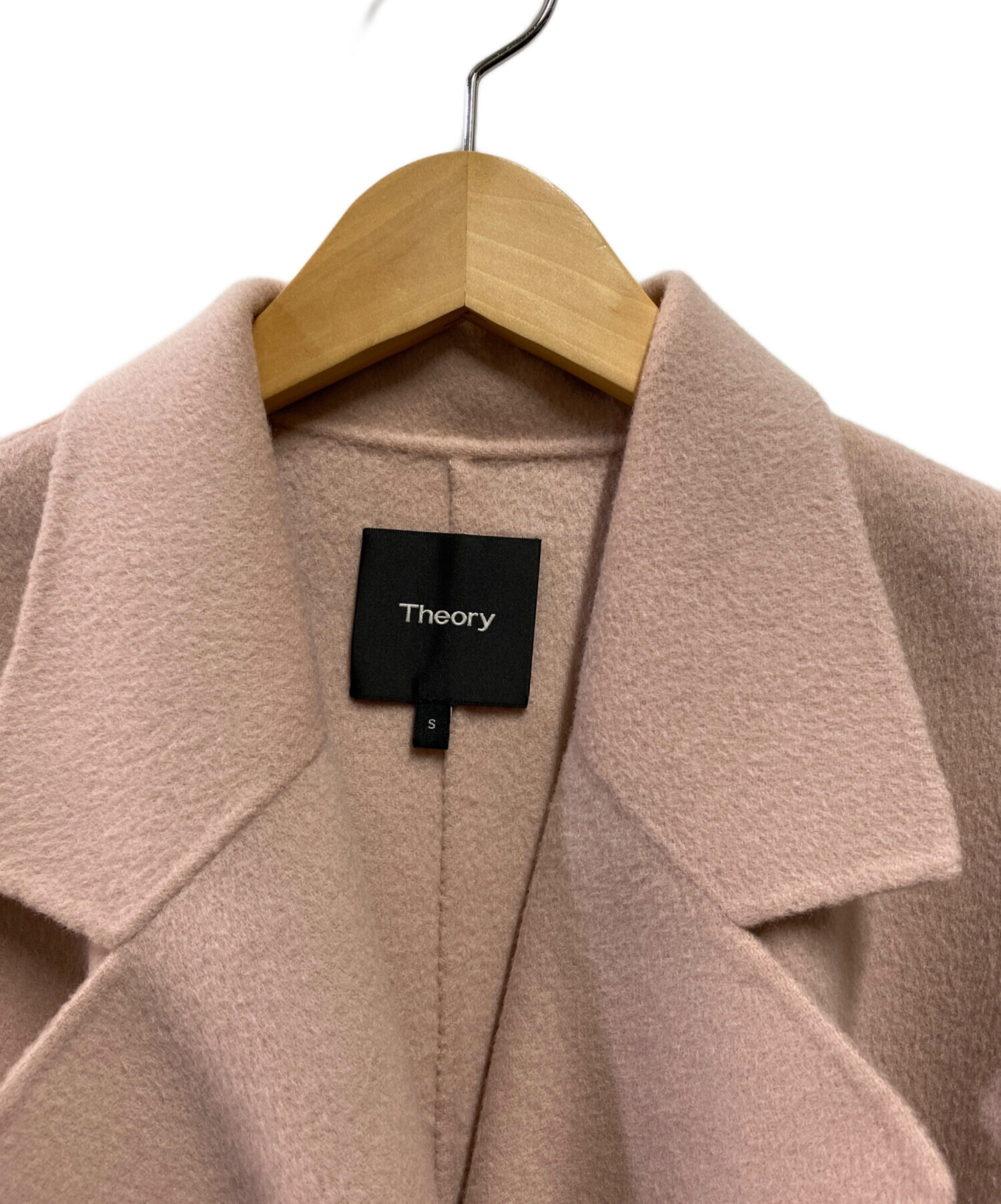 中古・古着通販】theory (セオリー) ROBE.JKT.DF ピンク サイズ:S