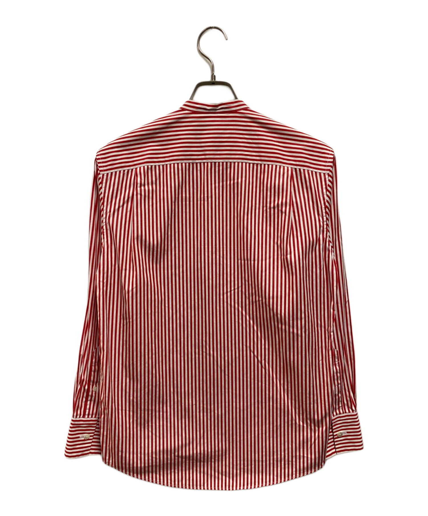 CABaN × THOMAS MASON ストライプ バンドカラーシャツ S 赤 CABaN × THOMAS MASON ストライプ バンドカラーシャツ S 赤 【公式通販】