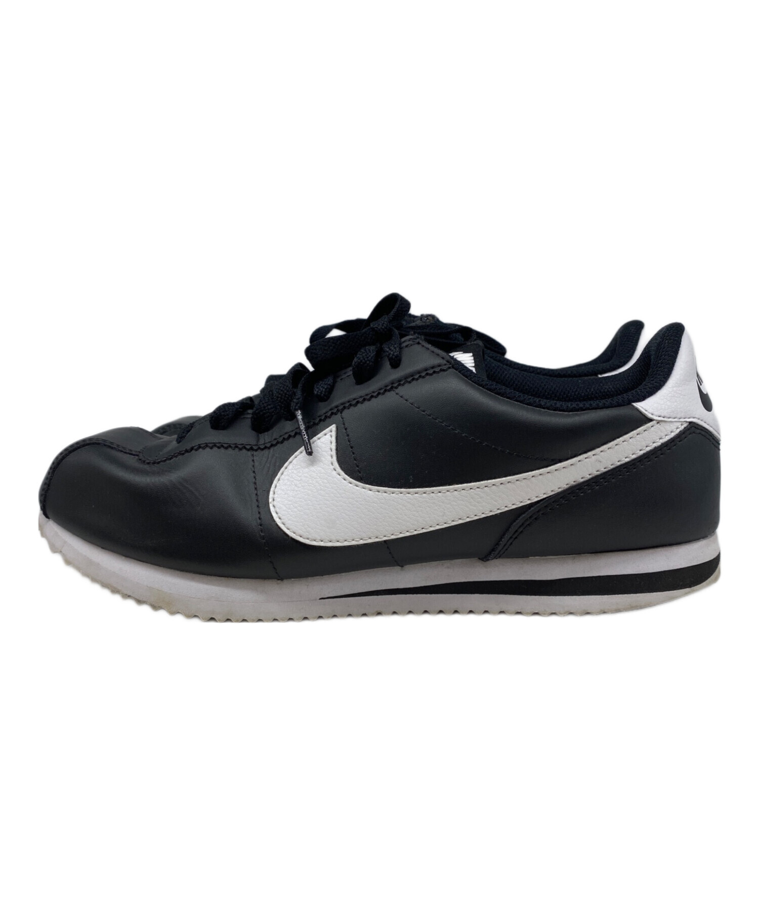 中古・古着通販】NIKE (ナイキ) CORTEZ BLACK/WHITE ブラック サイズ 