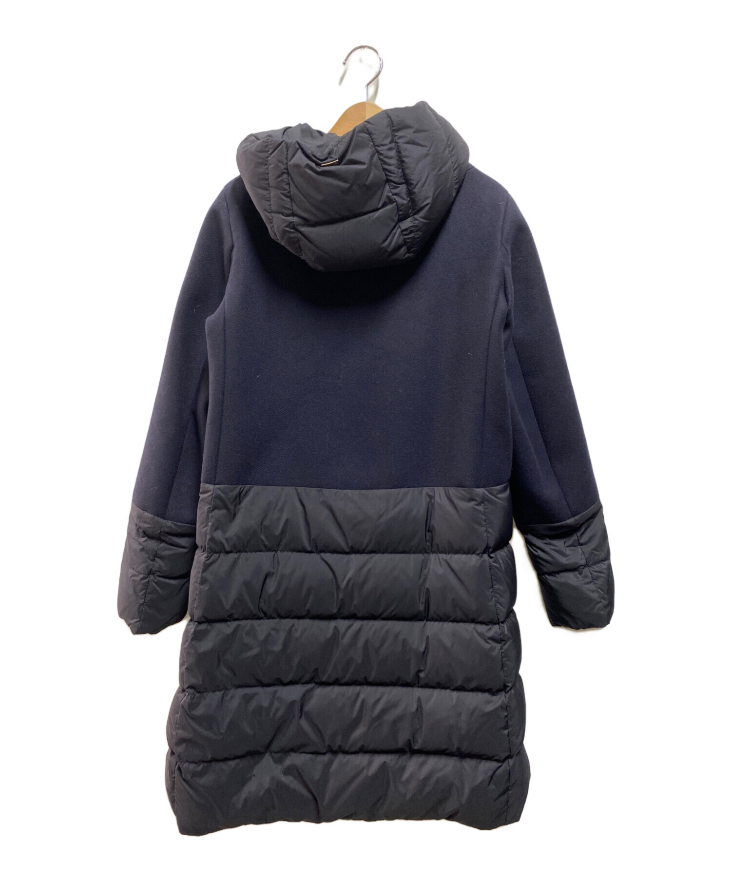中古・古着通販】HERNO (ヘルノ) 切替ダウンコート ネイビー サイズ