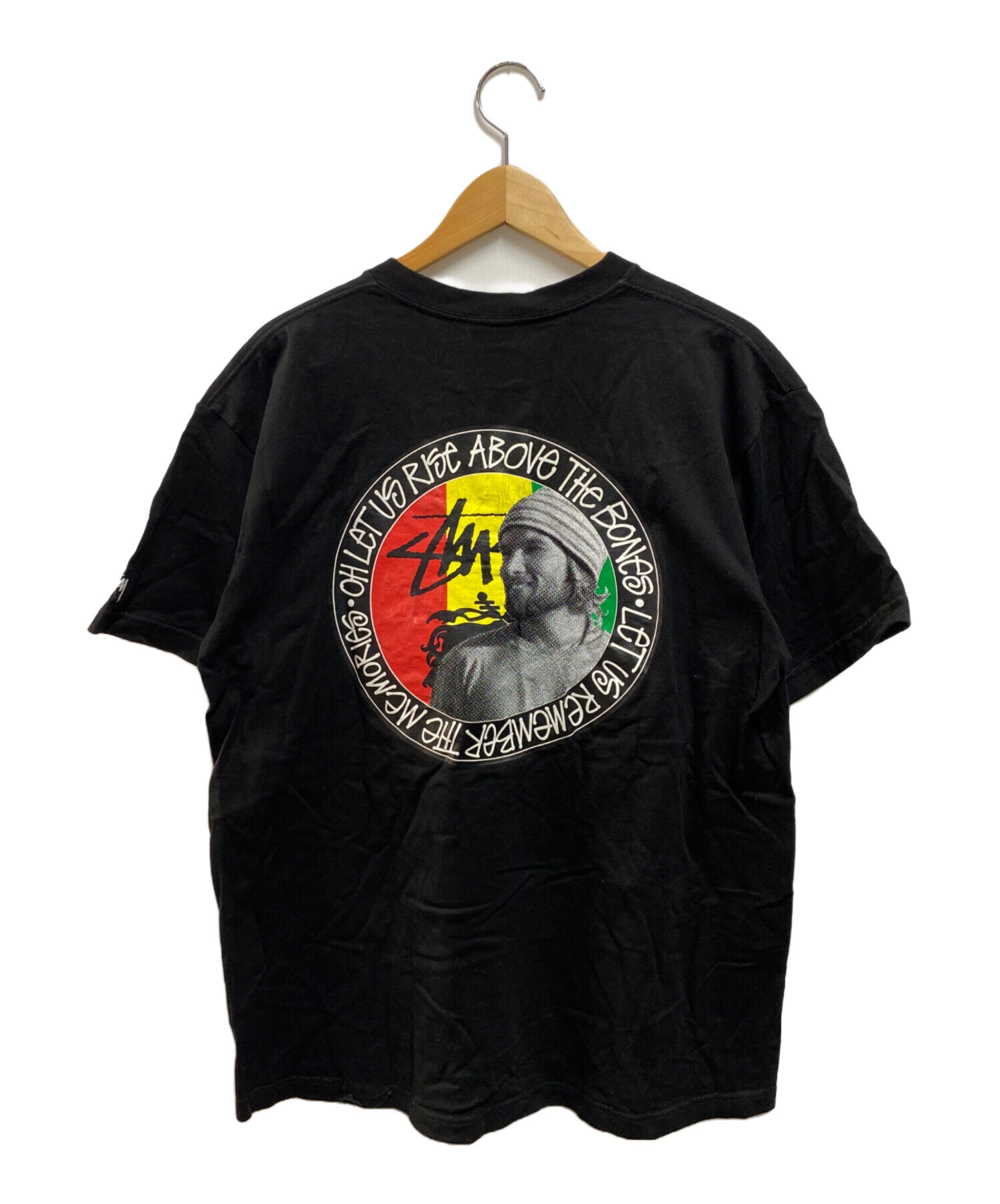 中古・古着通販】stussy (ステューシー) プリントTシャツ ブラック 