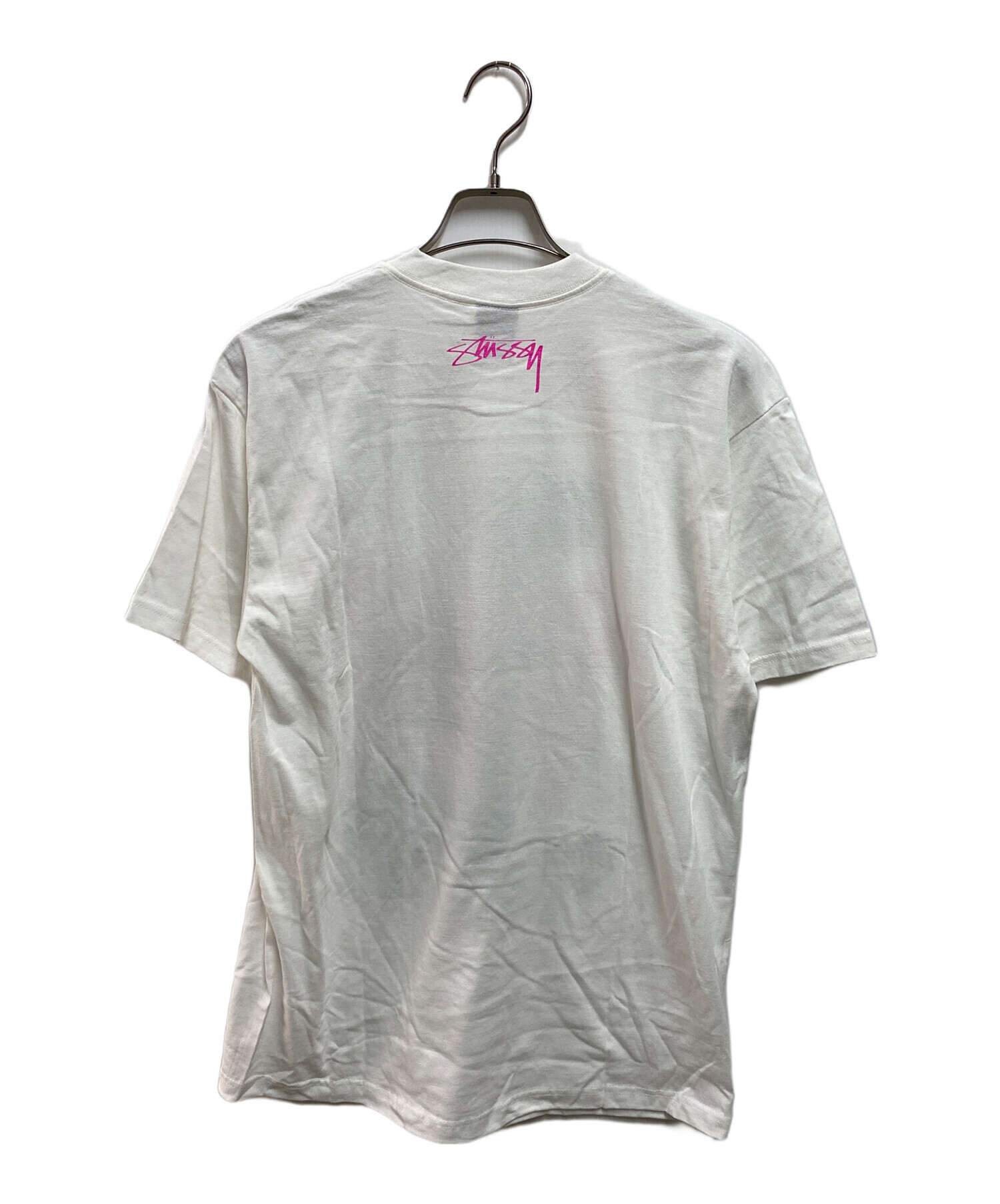 中古・古着通販】stussy (ステューシー) プリントTシャツ ホワイト 