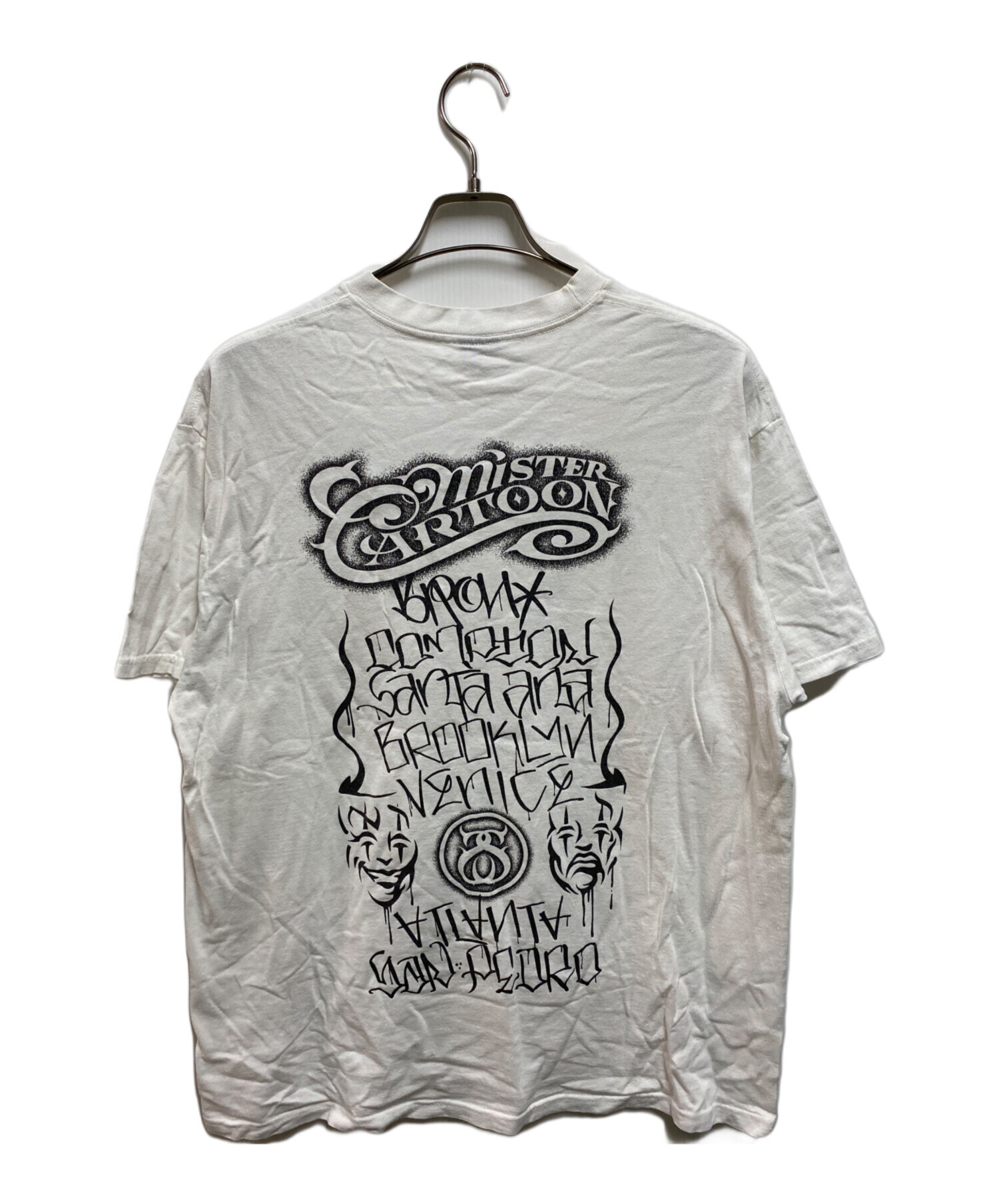 中古・古着通販】stussy (ステューシー) Mr.Cartoon World Tour Tee