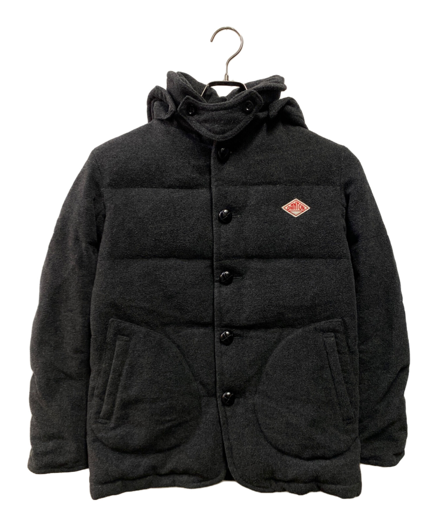DANTON × BEAMS 別注 ウールモッサ ダウンジャケット42 ネイビー