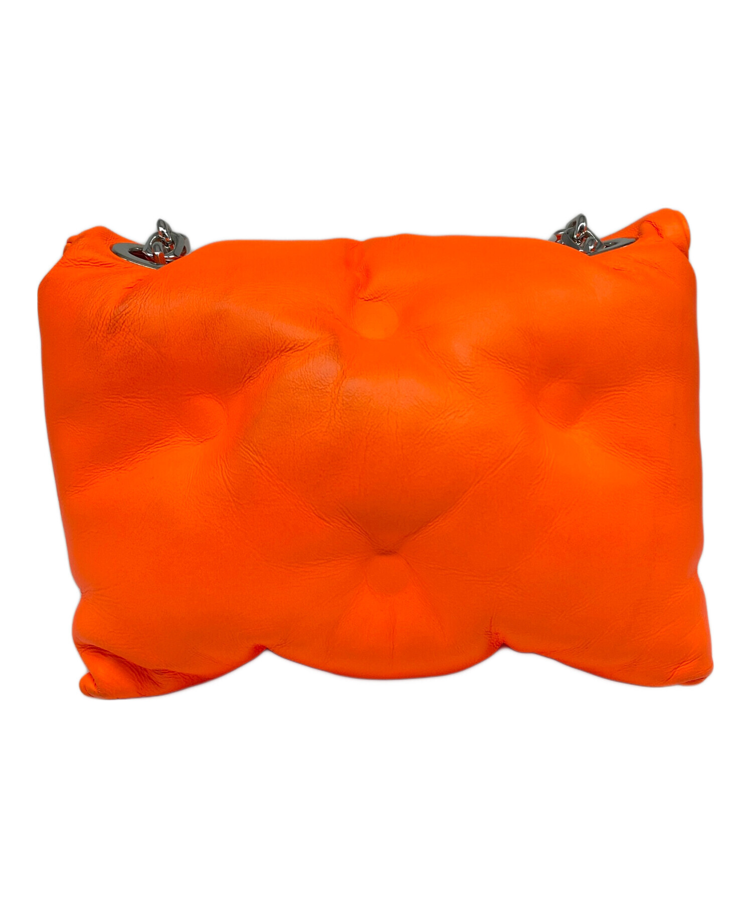 く*太様 【美品】Maison Margiela オレンジ ショルダーバッグ Maison Margiela 11 メゾンマルジェラ11 グラムスラム チェーン