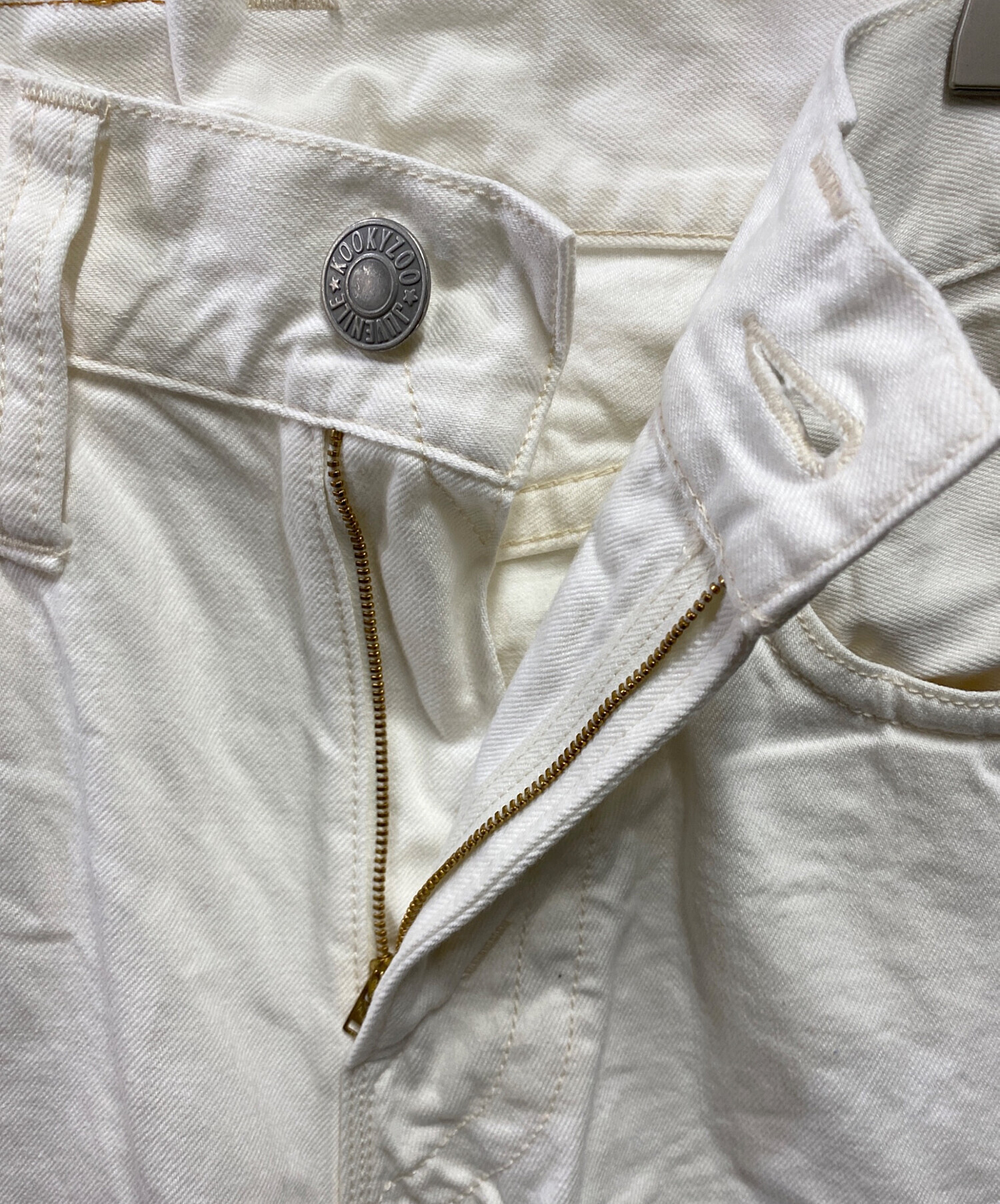 中古・古着通販】KOOKY ZOO (ク―キーズ―) WESTERN PANTS ホワイト 