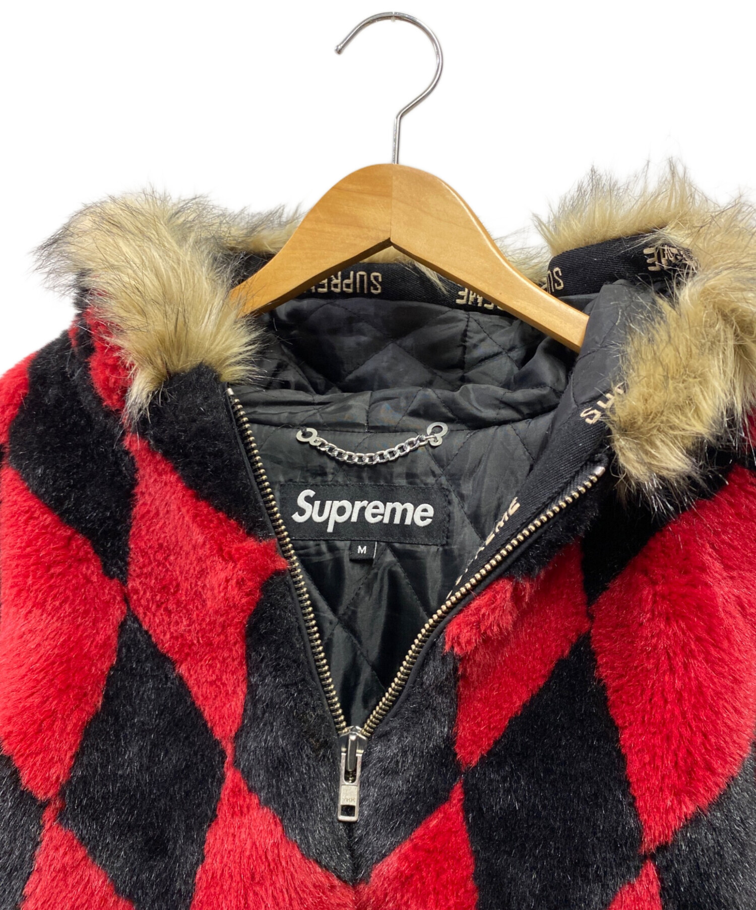 中古・古着通販】SUPREME (シュプリーム) Diamond faux fur jacket
