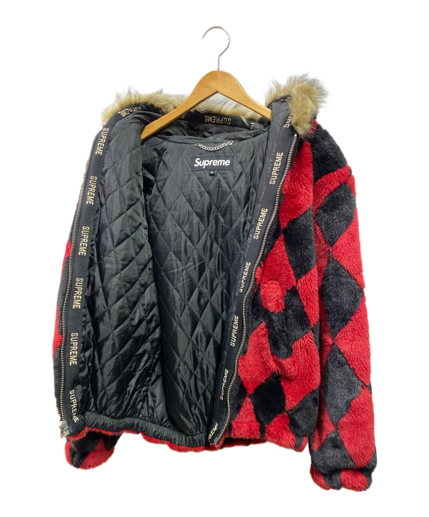 中古・古着通販】SUPREME (シュプリーム) Diamond faux fur jacket