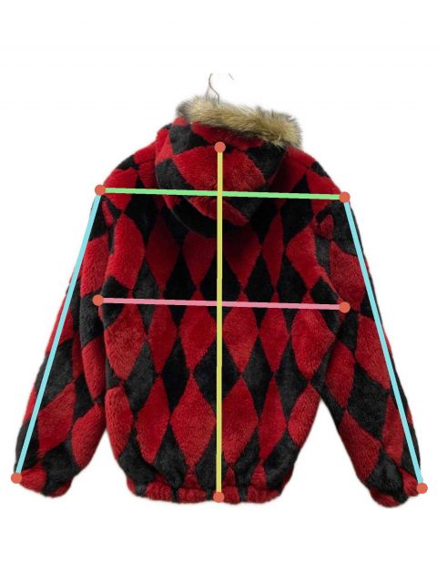 中古・古着通販】SUPREME (シュプリーム) Diamond faux fur jacket