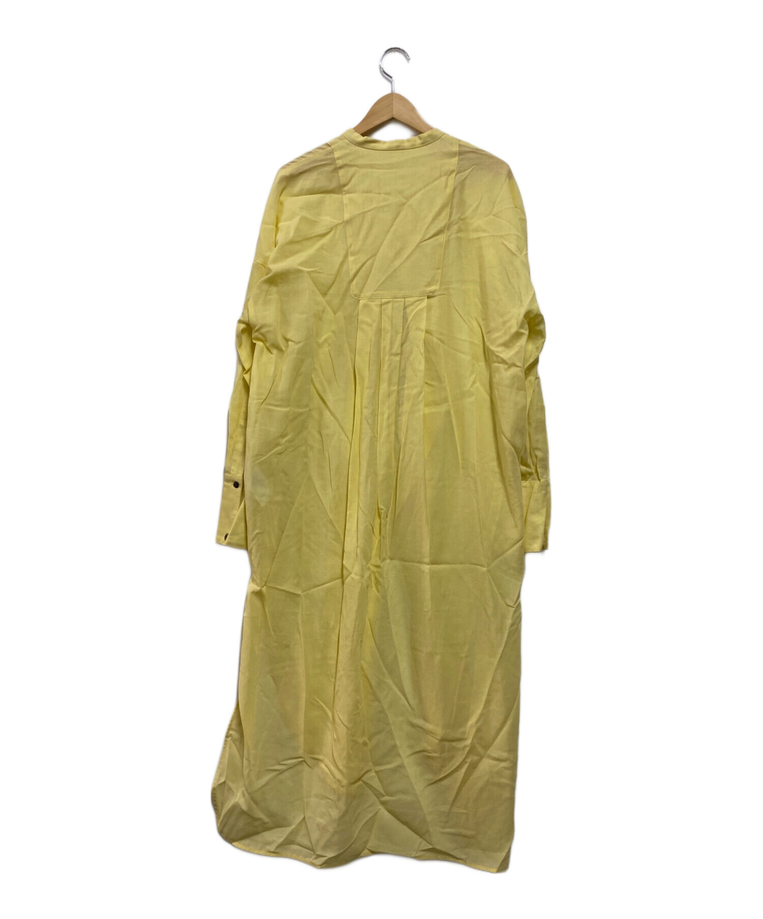 エンフォルド シャッワンピース ロング Washedタイプライター ロング