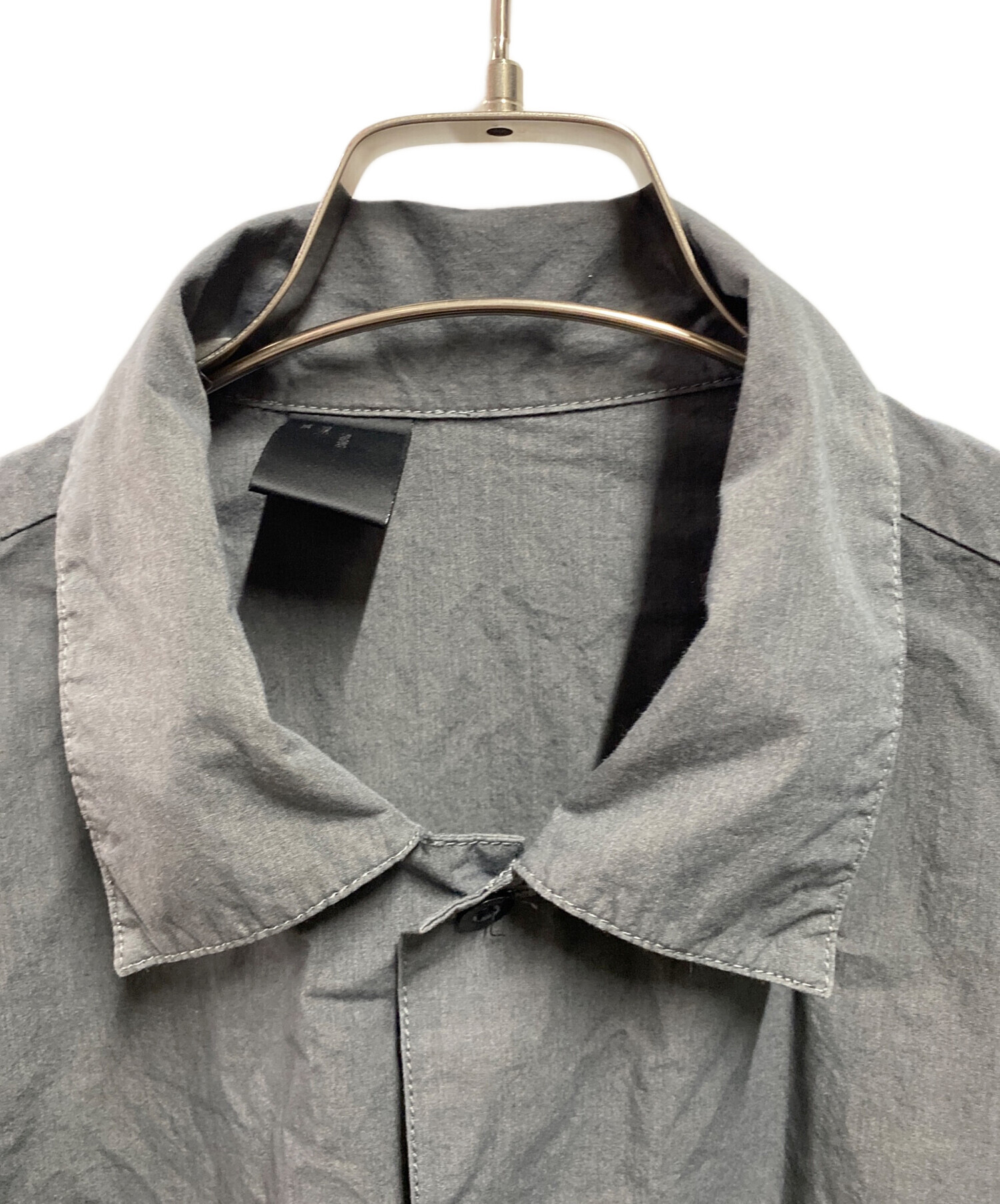 中古・古着通販】N.HOOLYWOOD (エヌ ハリウッド) BIG SHIRT グレー  