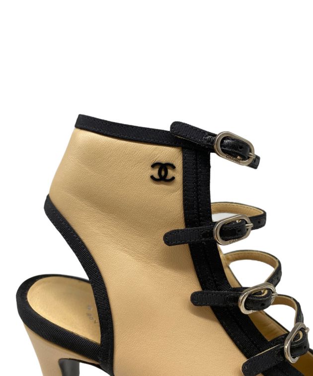 中古・古着通販】CHANEL (シャネル) ココマークパンプス ベージュ