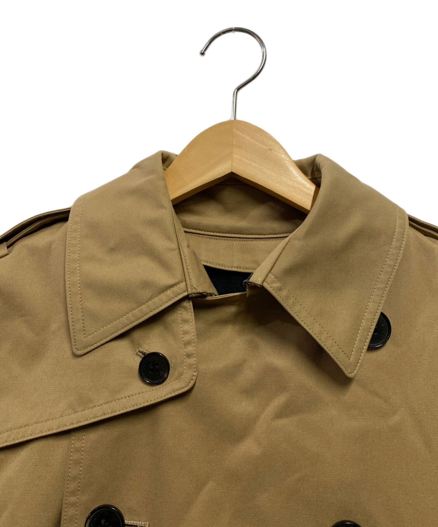 ハイク　ライナー付き　トレンチコート　ベルト付き　ベージュ　Mサイズ ハイクHYKE コットンポリライナー着脱トレンチコート ベージュ3