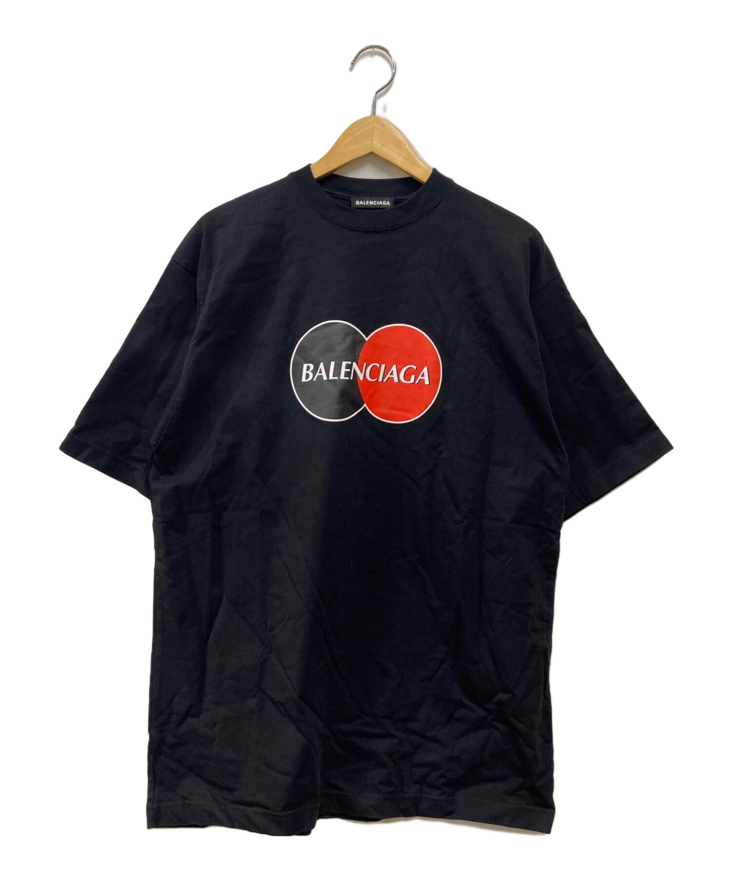 中古・古着通販】BALENCIAGA (バレンシアガ) プリントTシャツ ブラック 