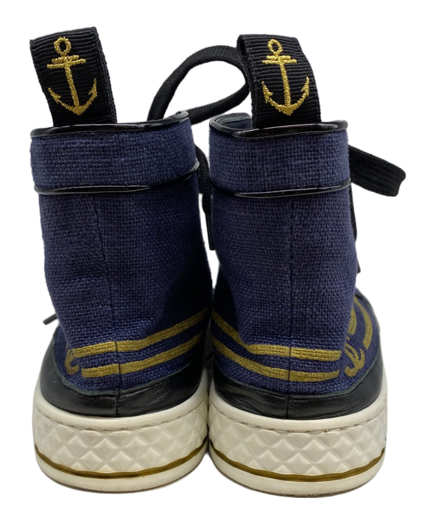 中古・古着通販】CHANEL (シャネル) ココマーク キャンバス ハイカット