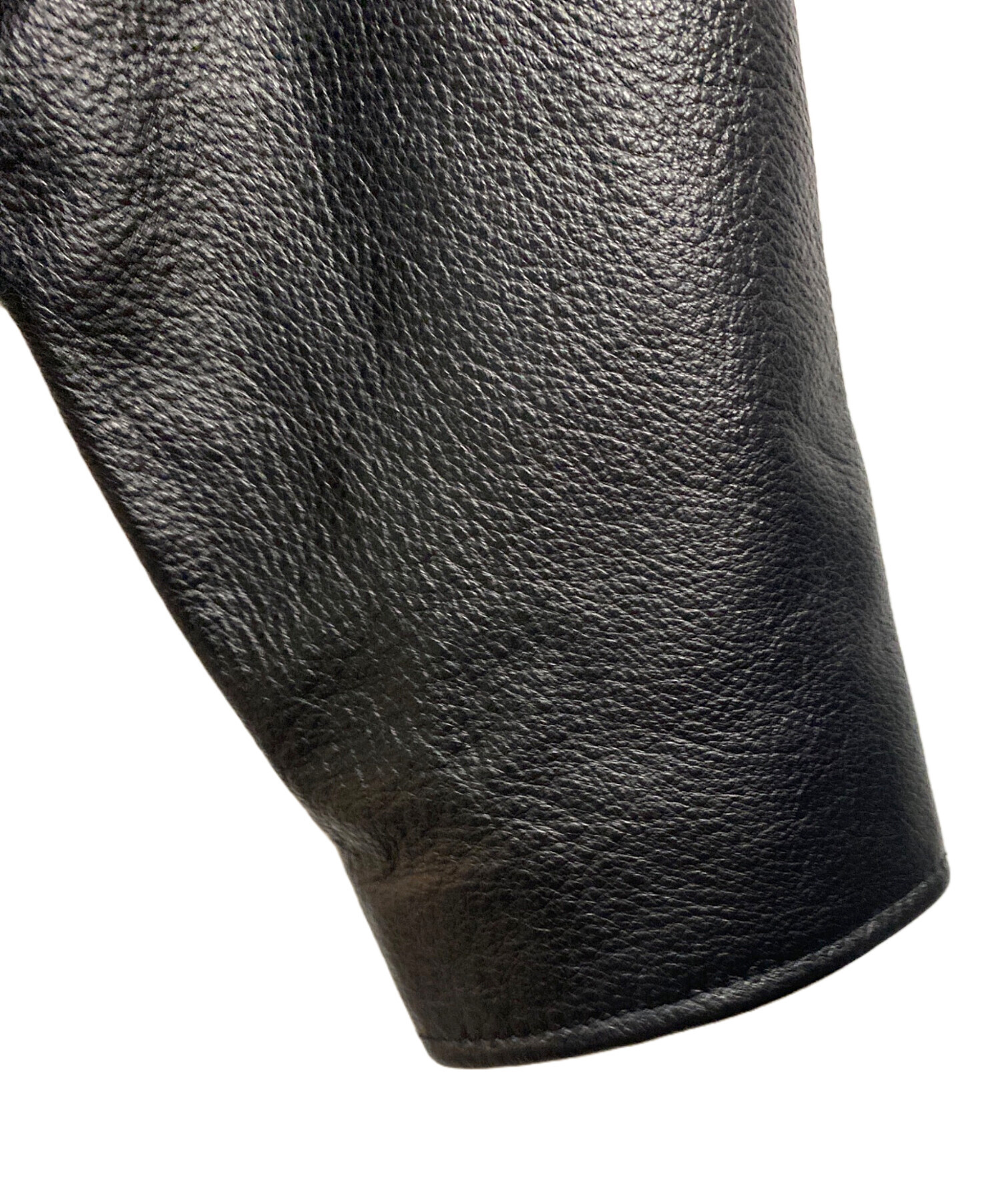 中古・古着通販】mutimer (モティマー) Leather Jacket ブラック