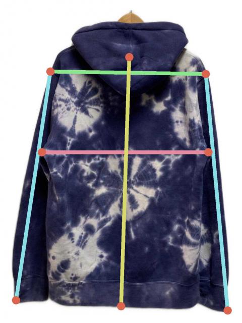 中古・古着通販】stussy (ステューシー) タイダイ染めパーカー
