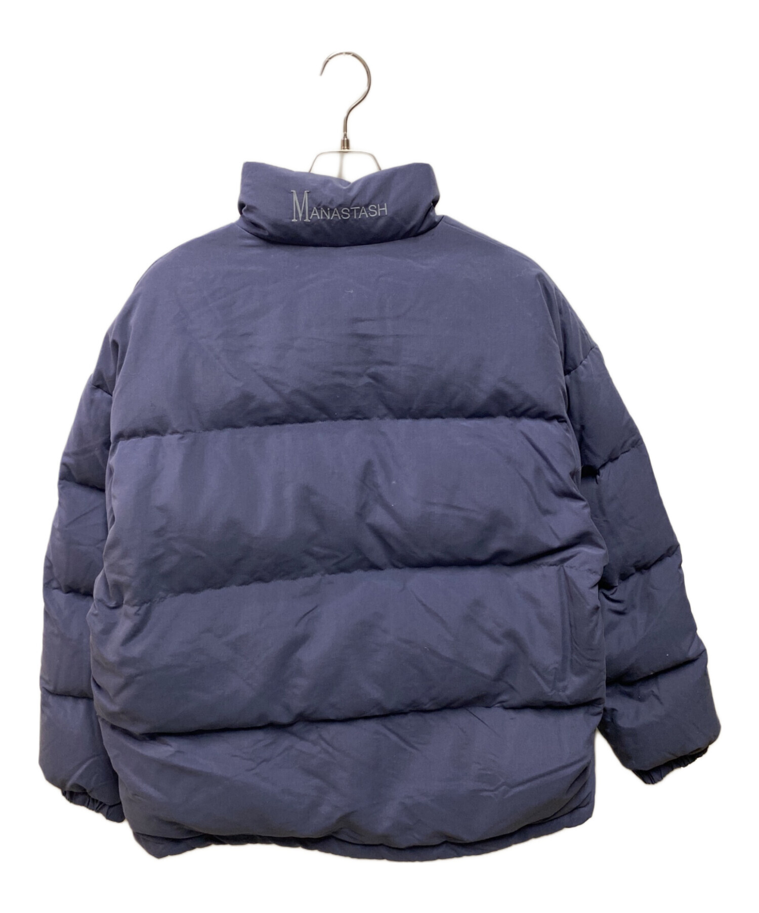 中古・古着通販】Manastash (マナスタッシュ) DOWN JACKET ネイビー