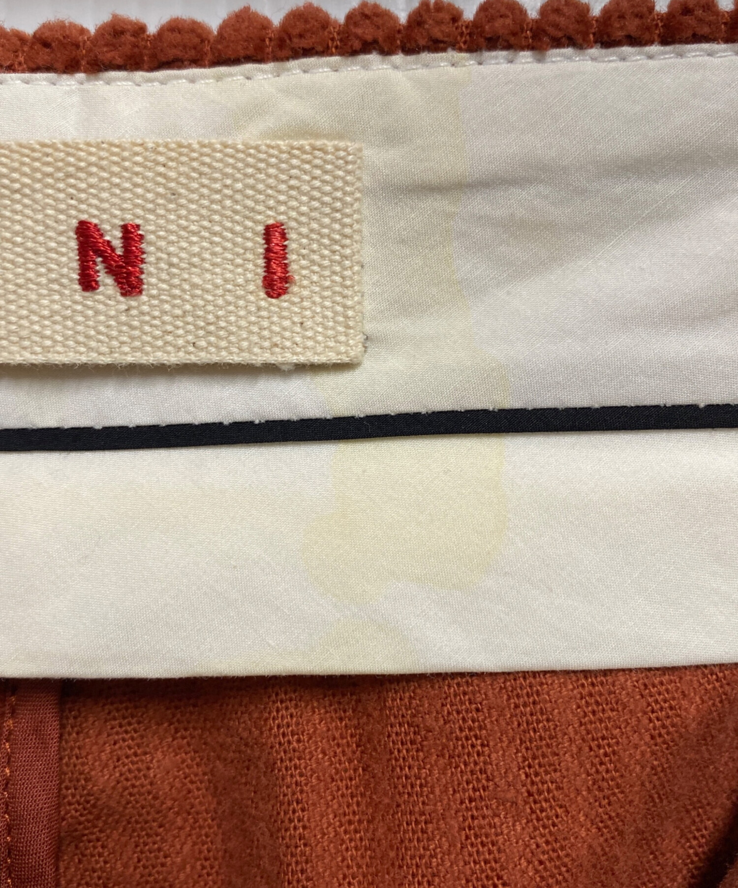 イタリア製 MARNI ノーカラー ファンシー ツイード ジャケット / マルニ イタリア製 MARNI ノーカラー ファンシー ツイード ジャケット