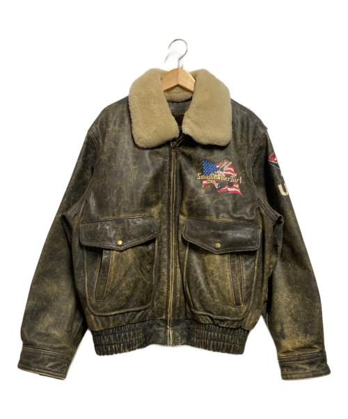 《ヴィンテージ》D'HOMME A HOMME ドムアオム カウレザージャケット ヴィンテージ》D\u0027HOMME A HOMME ドムアオム カウレザージャケット