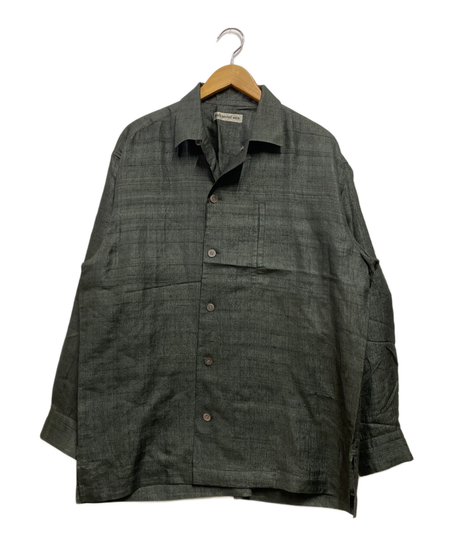 中古・古着通販】ISSEY MIYAKE MEN (イッセイミヤケメン) シルク開襟