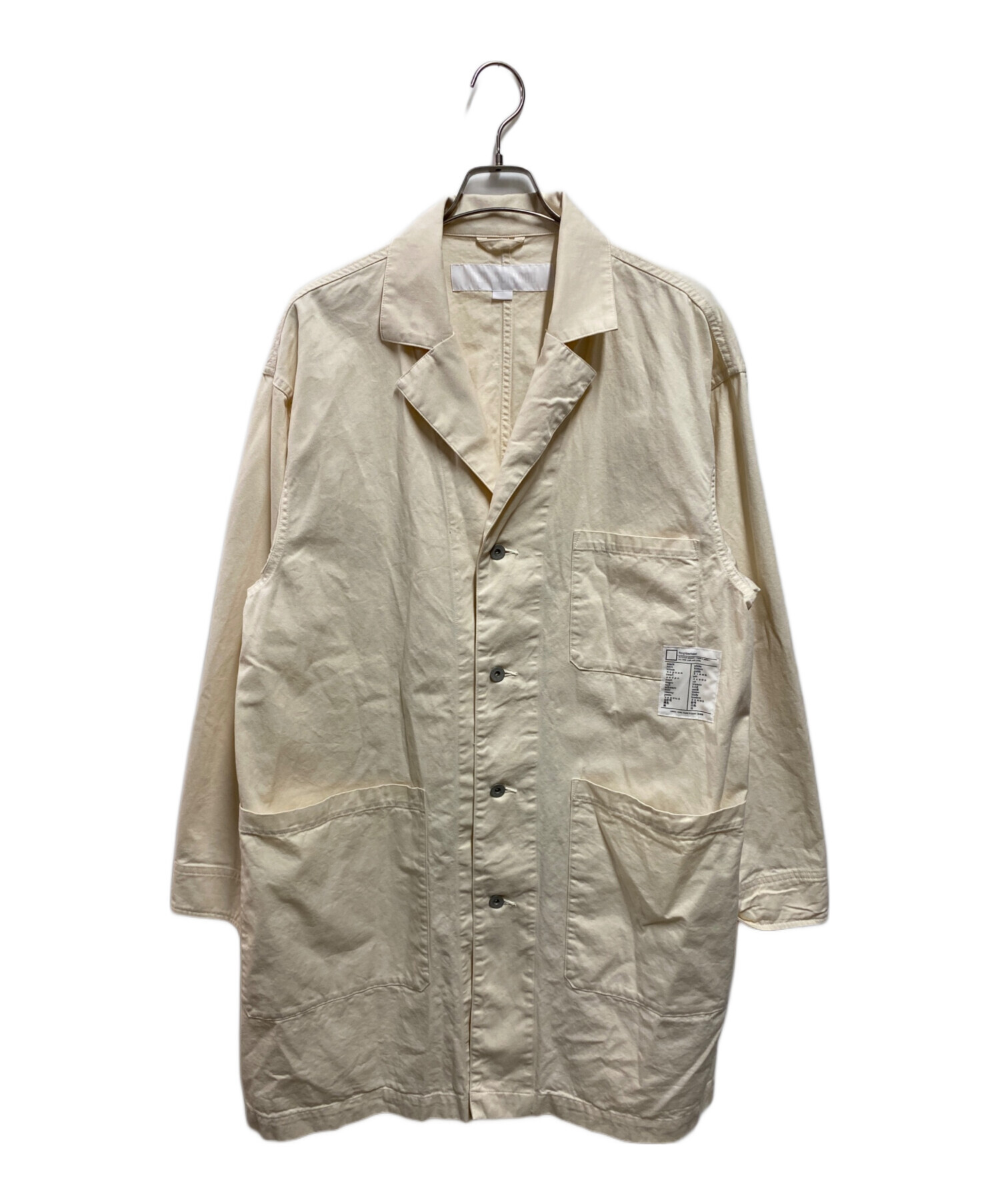 【美品】NEIGHBORHOOD BW . SHOP COAT ホワイト M 中古・古着通販】NEIGHBORHOOD (ネイバーフッド) BW.SHOP COAT