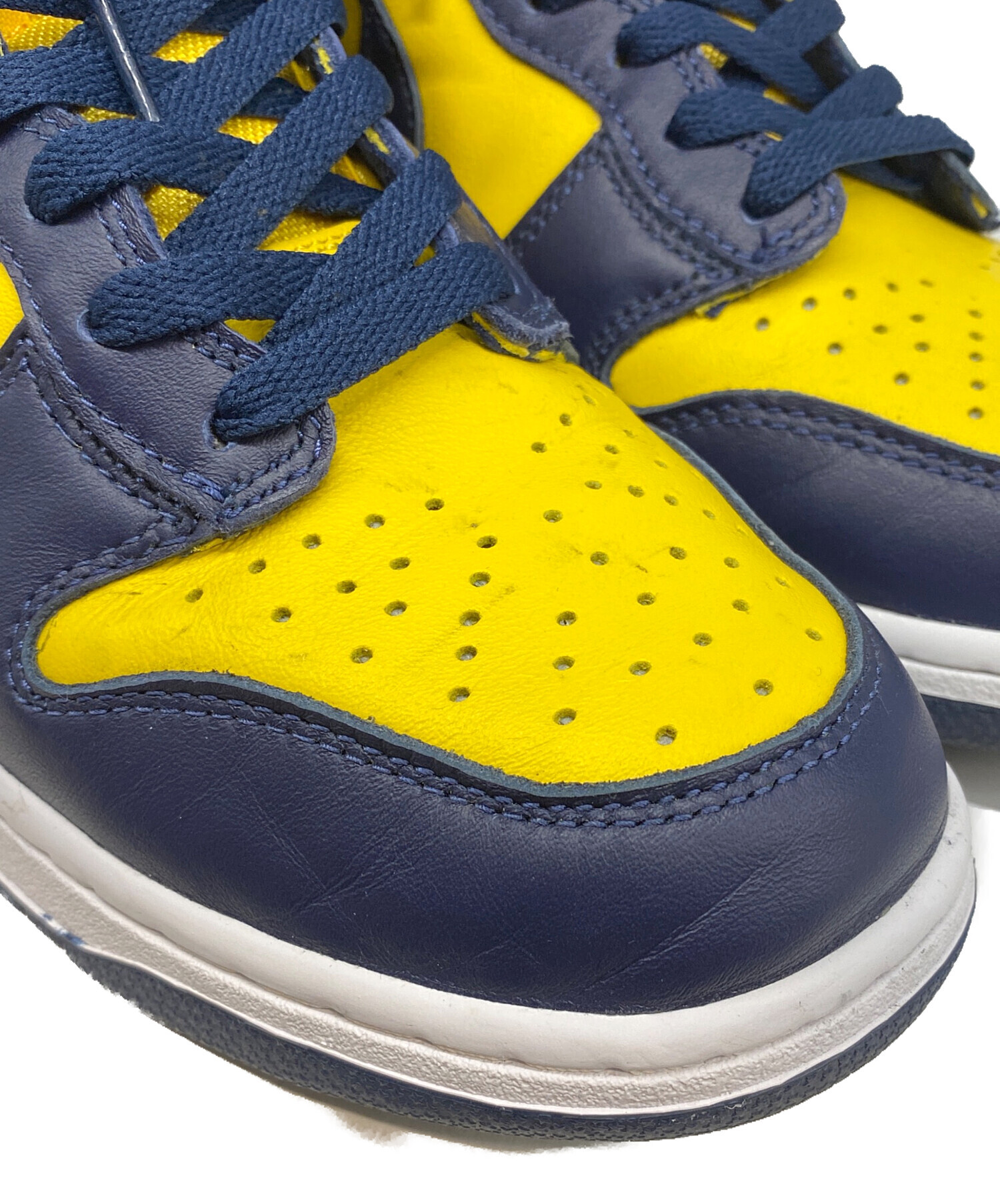 中古・古着通販】NIKE (ナイキ) DUNK HIGH SP MICHIGAN イエロー 
