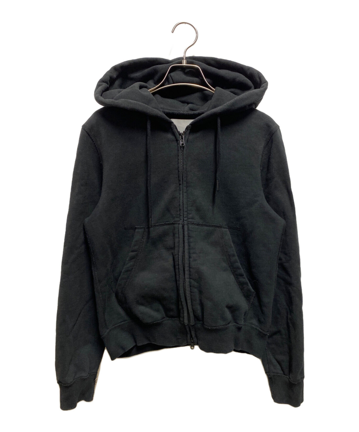 Kaiko double zip up parka : Black KAIKO DOUBLE ZIP UP PARKA