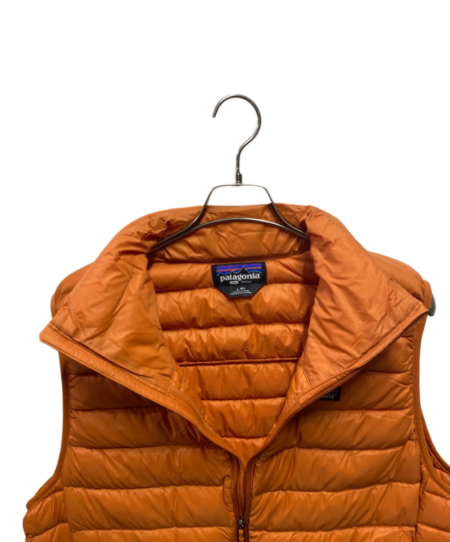 サンドイッチ　パタゴニア　 ダウンセーター XS オレンジ 中古・古着通販】Patagonia (パタゴニア) ダウンセーターベスト