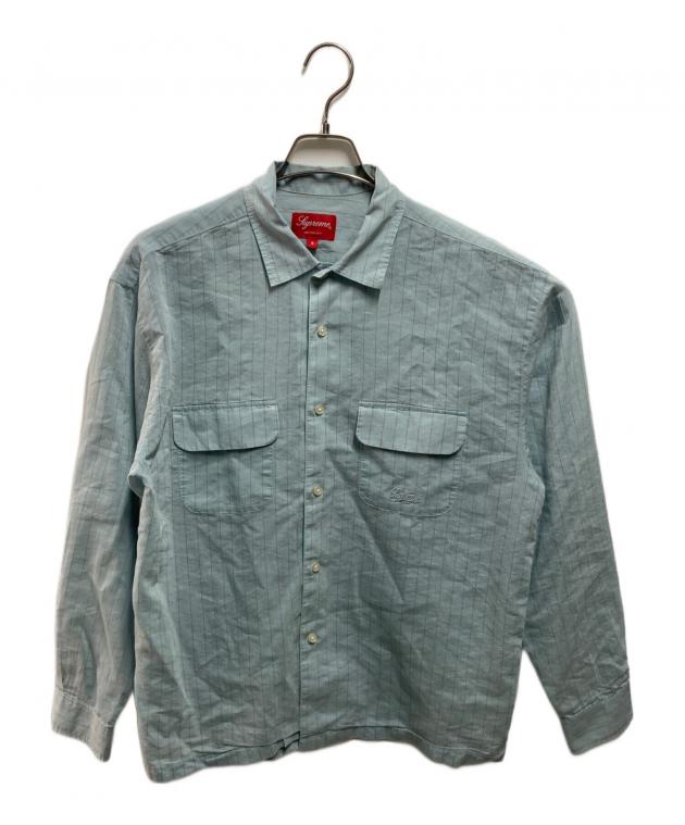 中古・古着通販】SUPREME (シュプリーム) Pinstripe Linen Shirt 