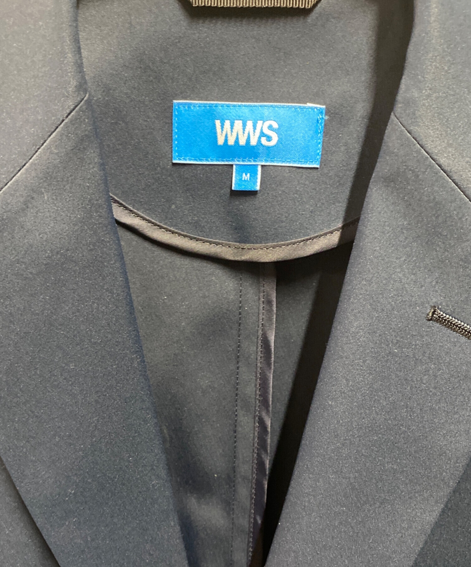 【中古美品】WWS ワークウェアスーツ セットアップ チャコールグレー Bizテーラードジャケット （チャコールグレー） -WWSワークウェア