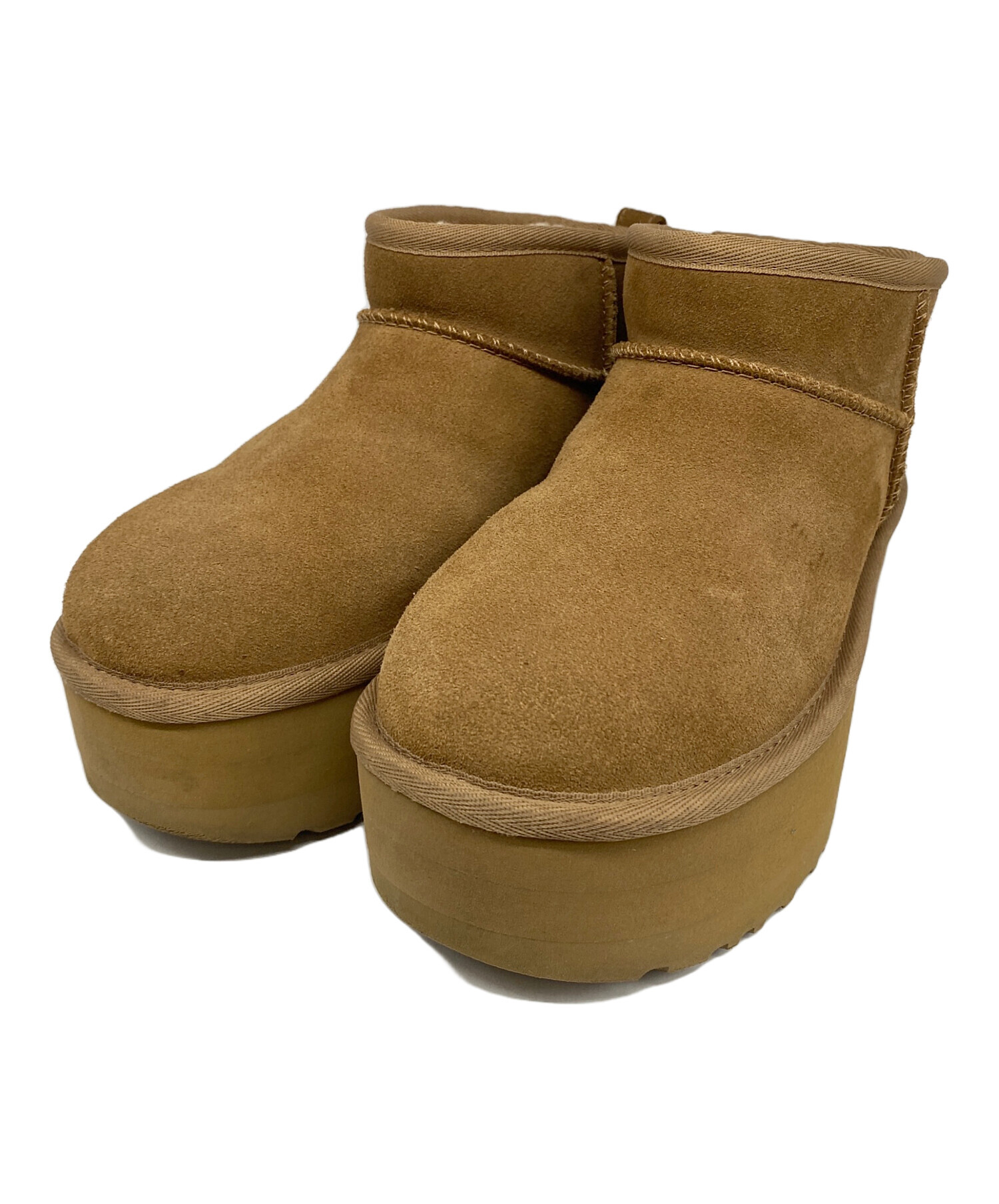 中古・古着通販】UGG (アグ) W CLASSIC ULTRA MINI PLATFORM ブラウン 