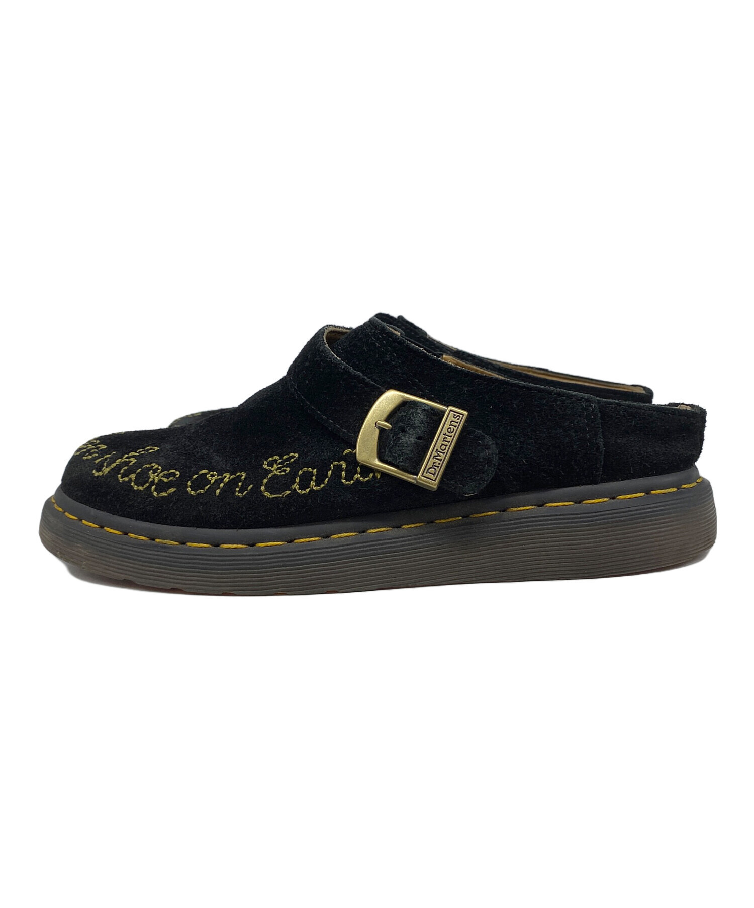 中古・古着通販】Dr.Martens (ドクターマーチン) スエード刺繍ミュール 