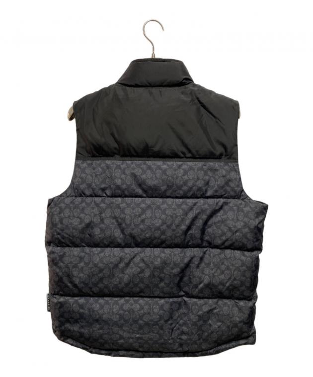 中古・古着通販】COACH (コーチ) シグネチャー ダウン ベスト ブラック