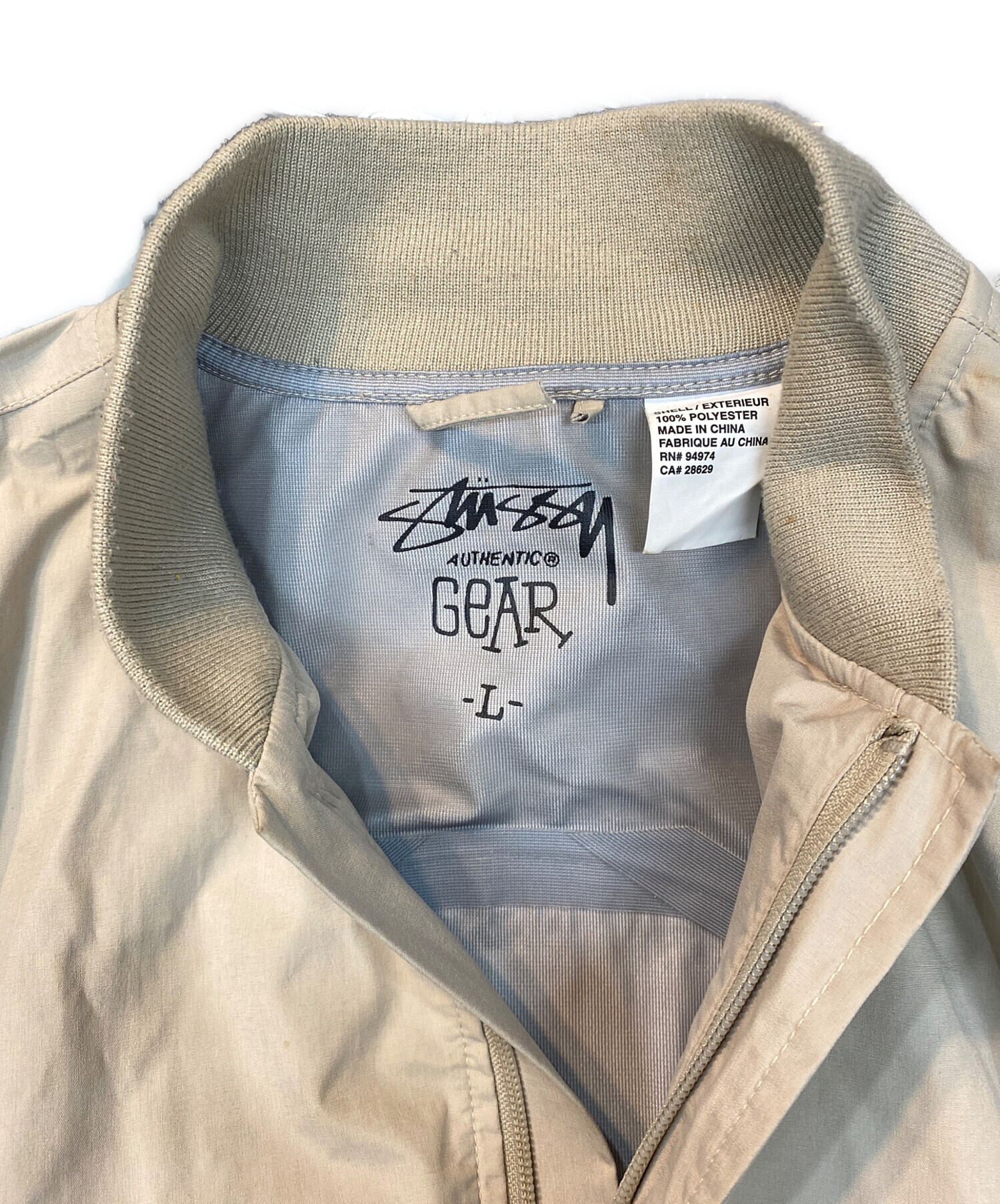 中古・古着通販】stussy (ステューシー) ラスタワッペンブルゾン