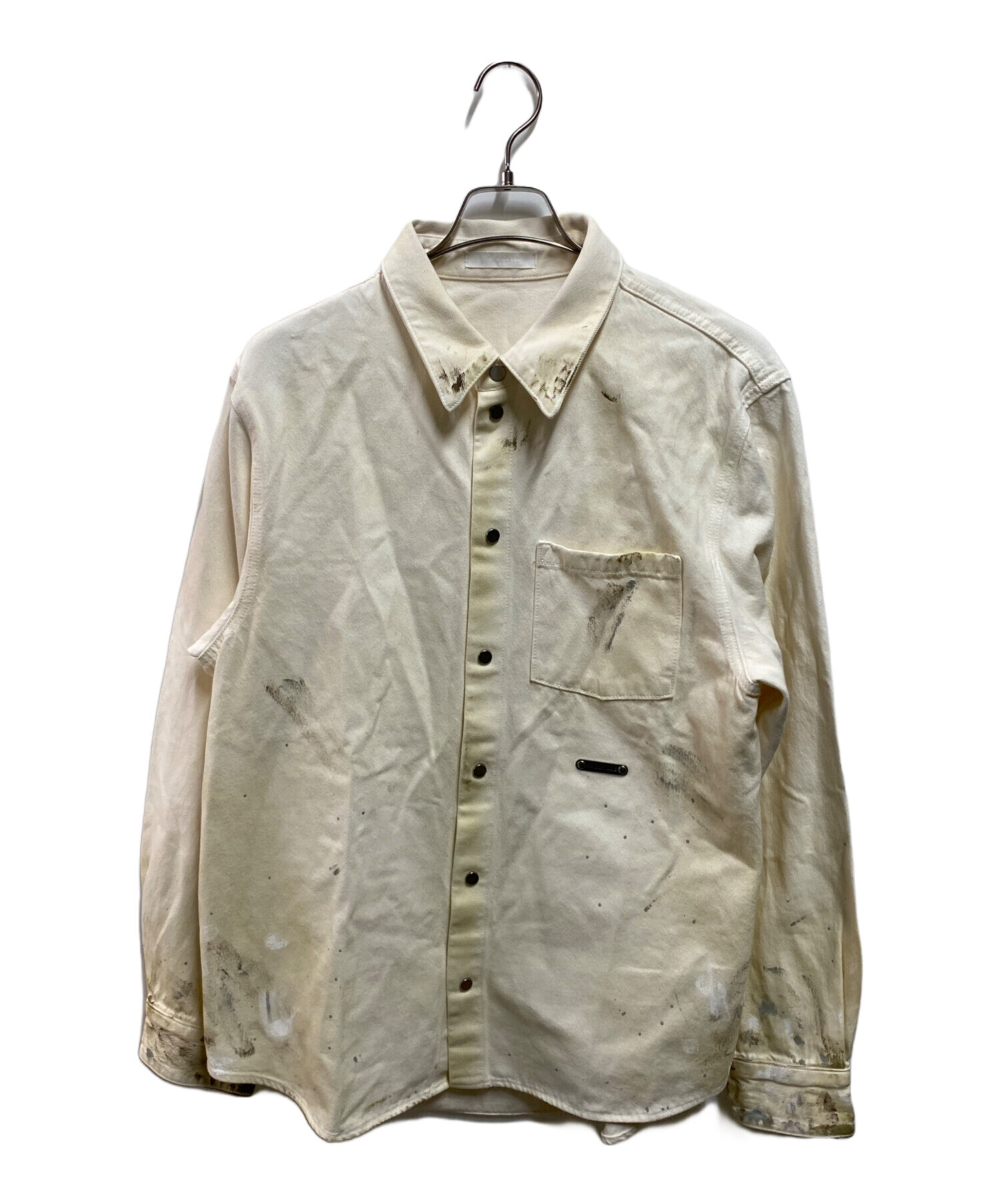 中古・古着通販】HELMUT LANG (ヘルムートラング) ペイントシャツ 