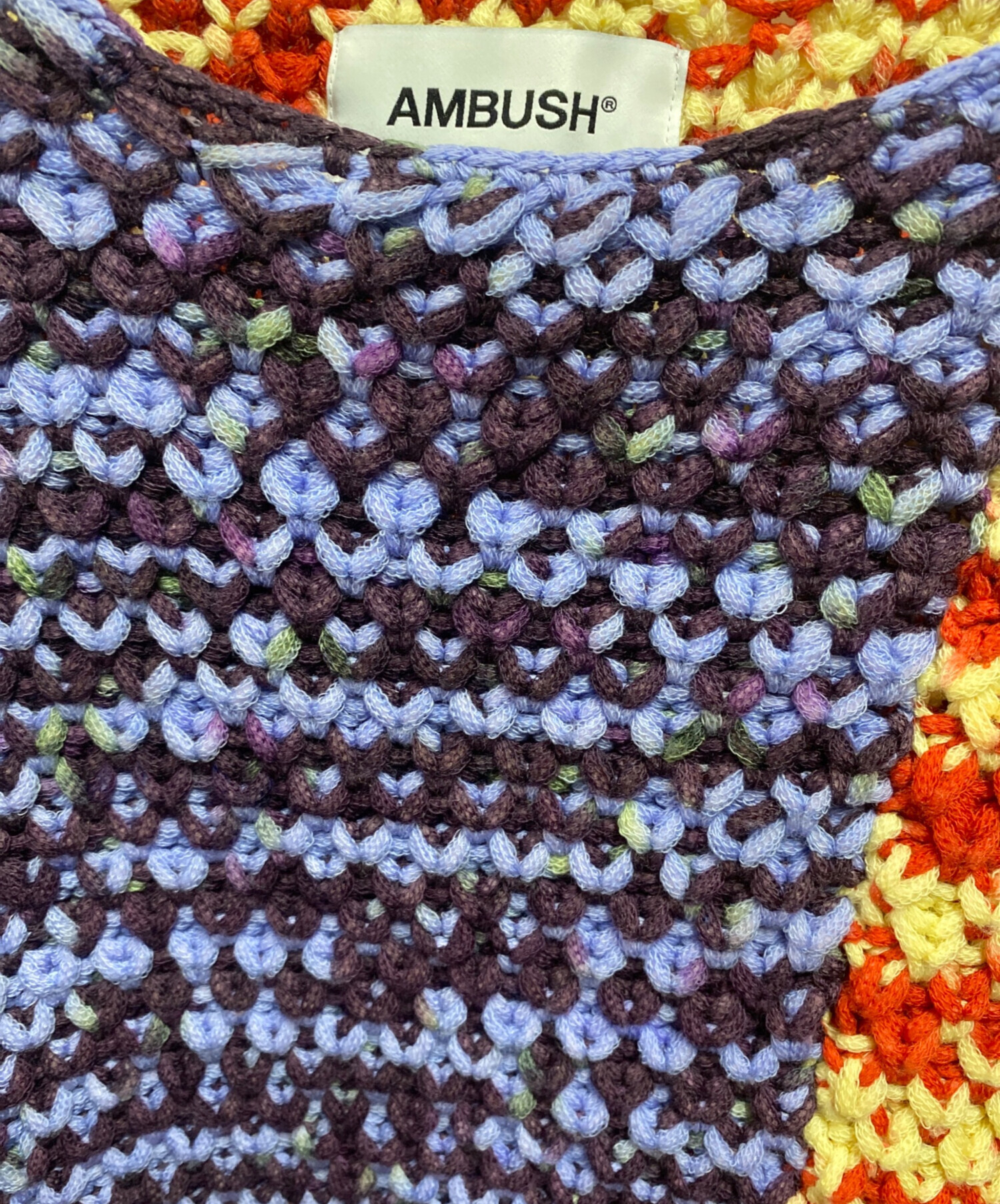 中古・古着通販】AMBUSH (アンブッシュ) マルチカラーメッシュニット 